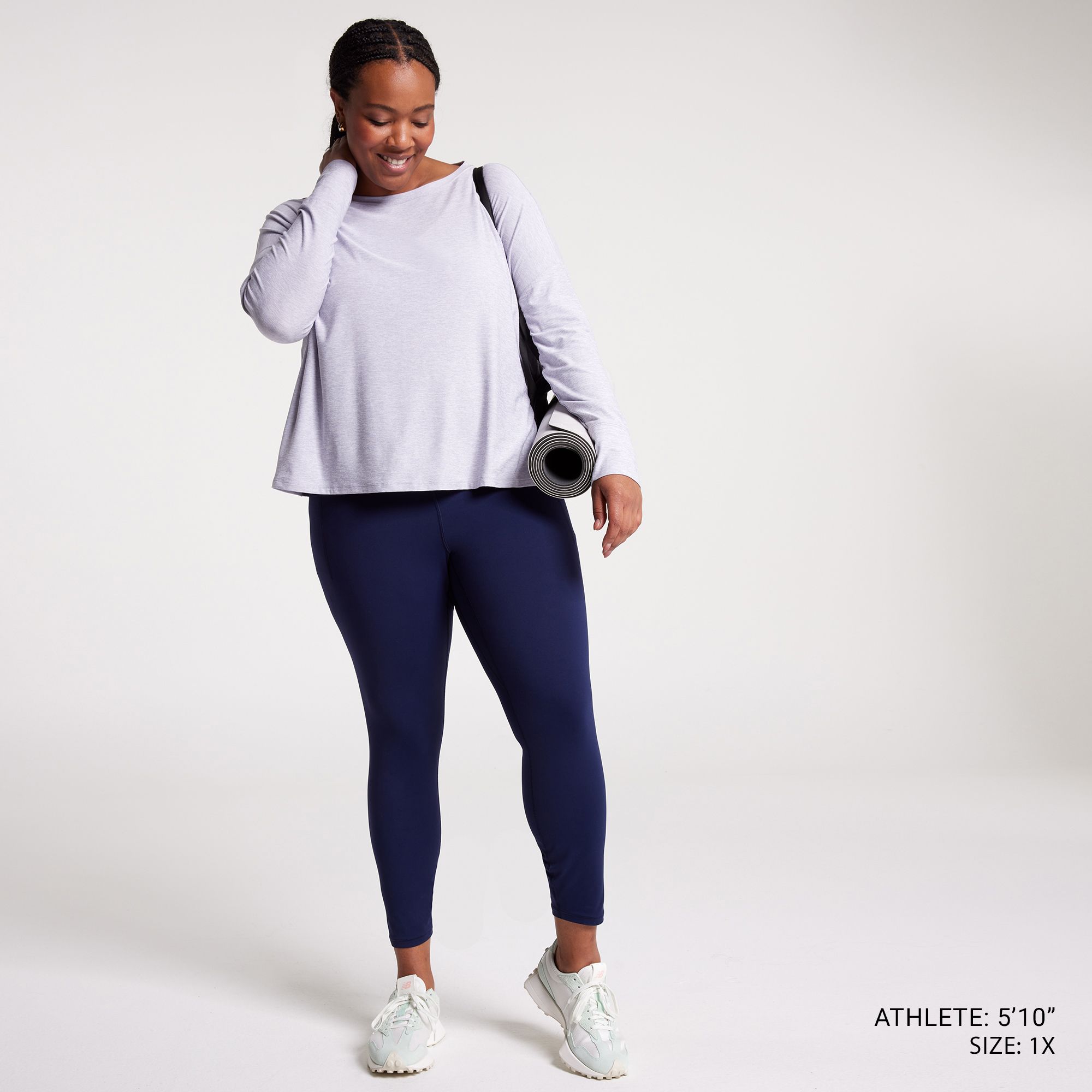 CALIA Women's LustraLux Oversized Long Sleeve Shirt product image