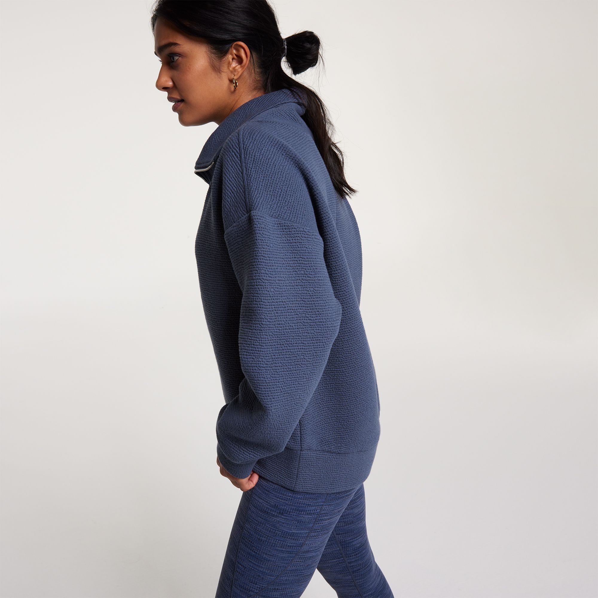 Calia cloud mock online neck pullover