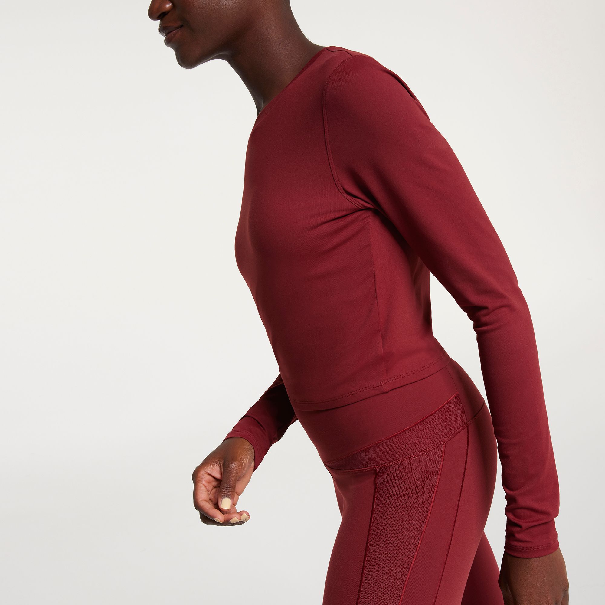 CALIA Women's Essential Cutout Support Long Sleeve Shirt product image