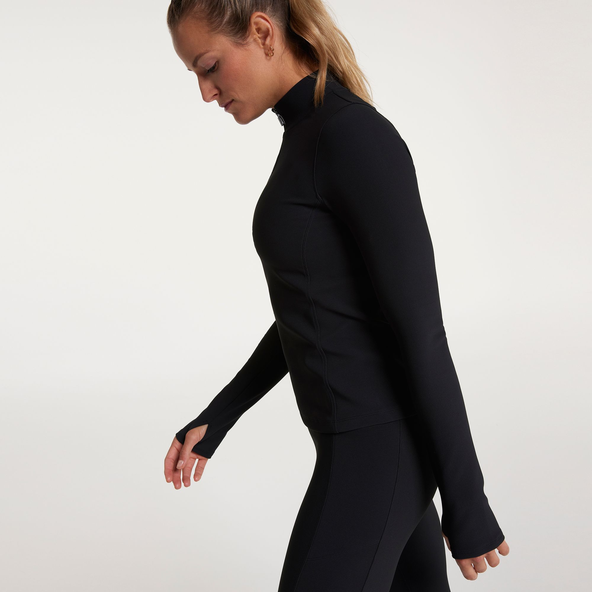 CALIA Women's Essential Rib 1/4 Zip Pullover product image