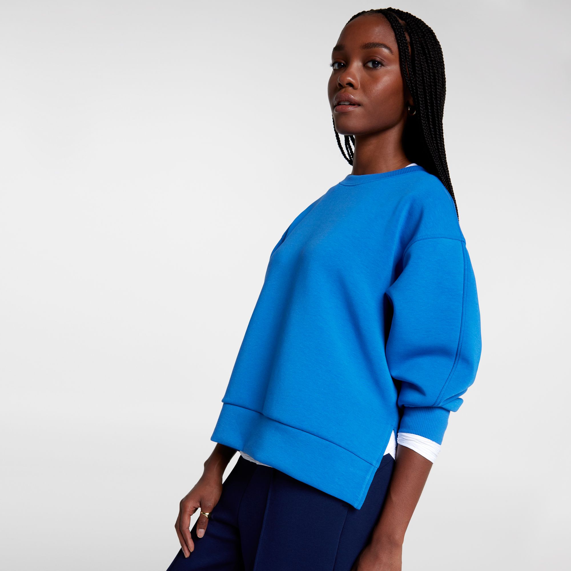 CALIA Women's Soft Scuba Crewneck Sweatshirt product image