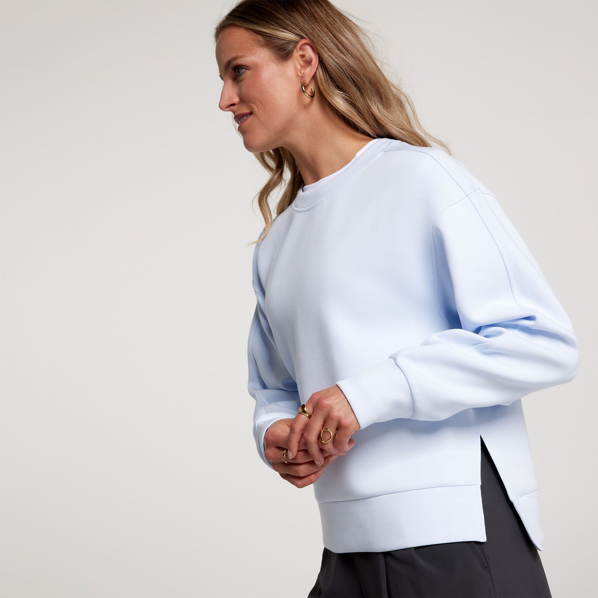 CALIA Women's Soft Scuba Crewneck Sweatshirt product image