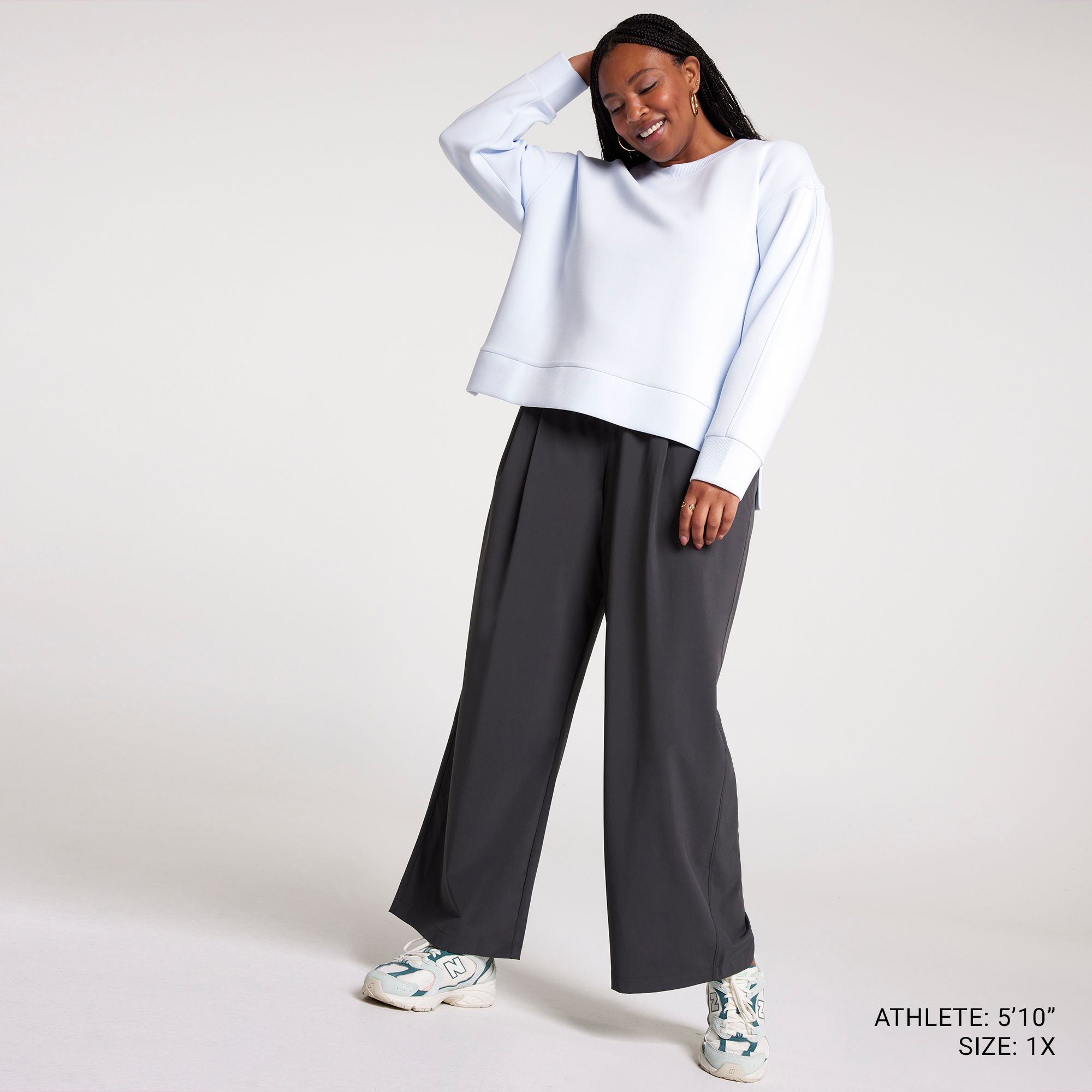 CALIA Women's Soft Scuba Crewneck Sweatshirt product image