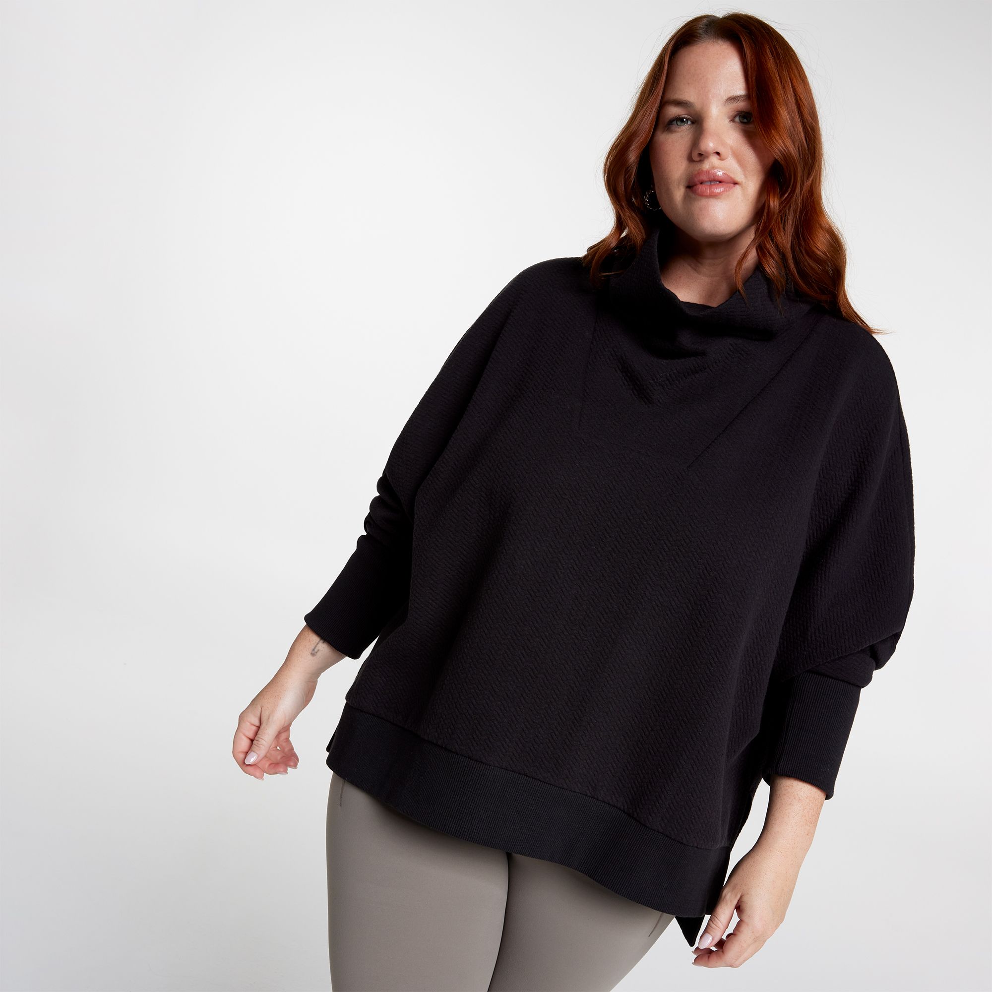 CALIA Women's Elevate Herringbone Funnel Neck product image