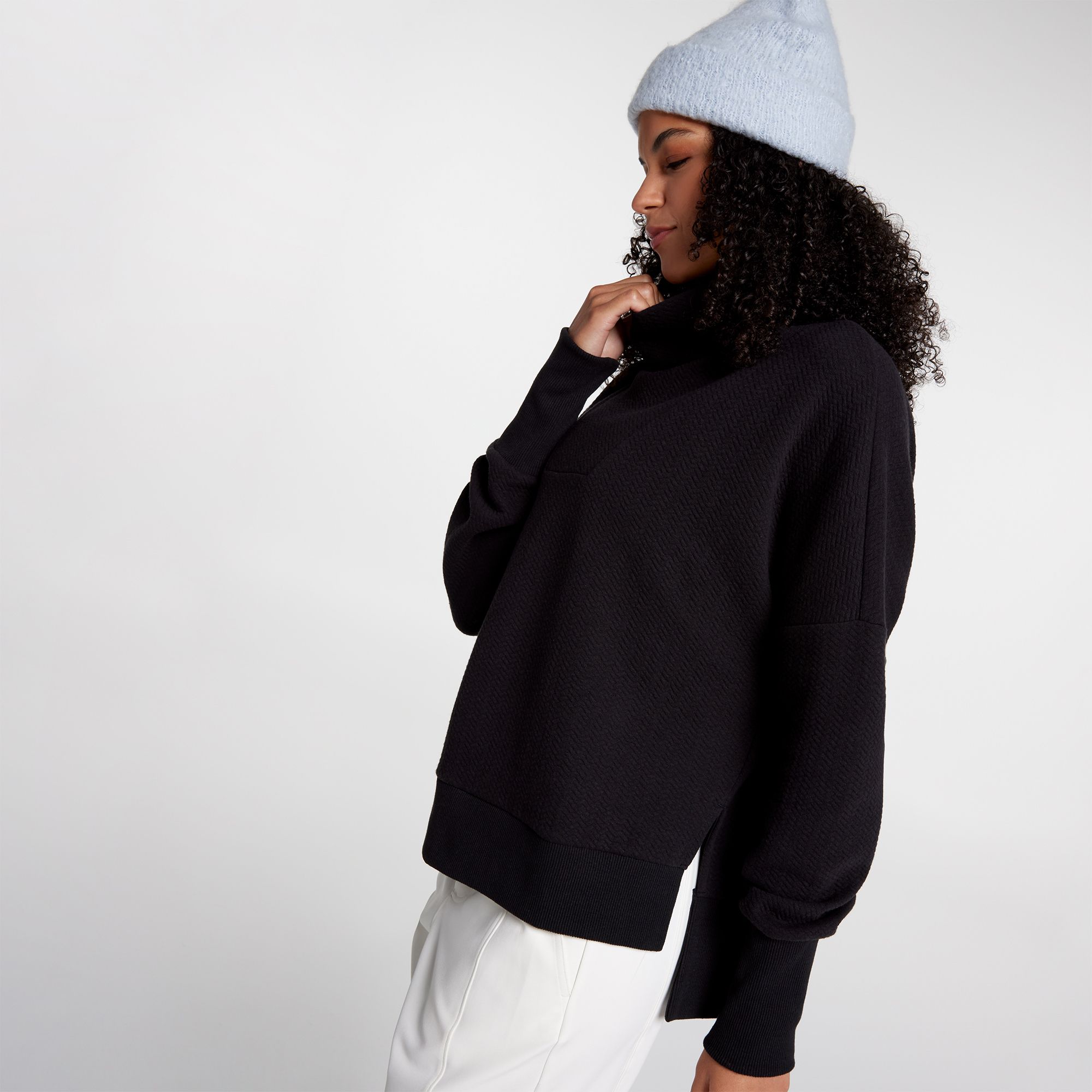 CALIA Women's Elevate Herringbone Funnel Neck product image