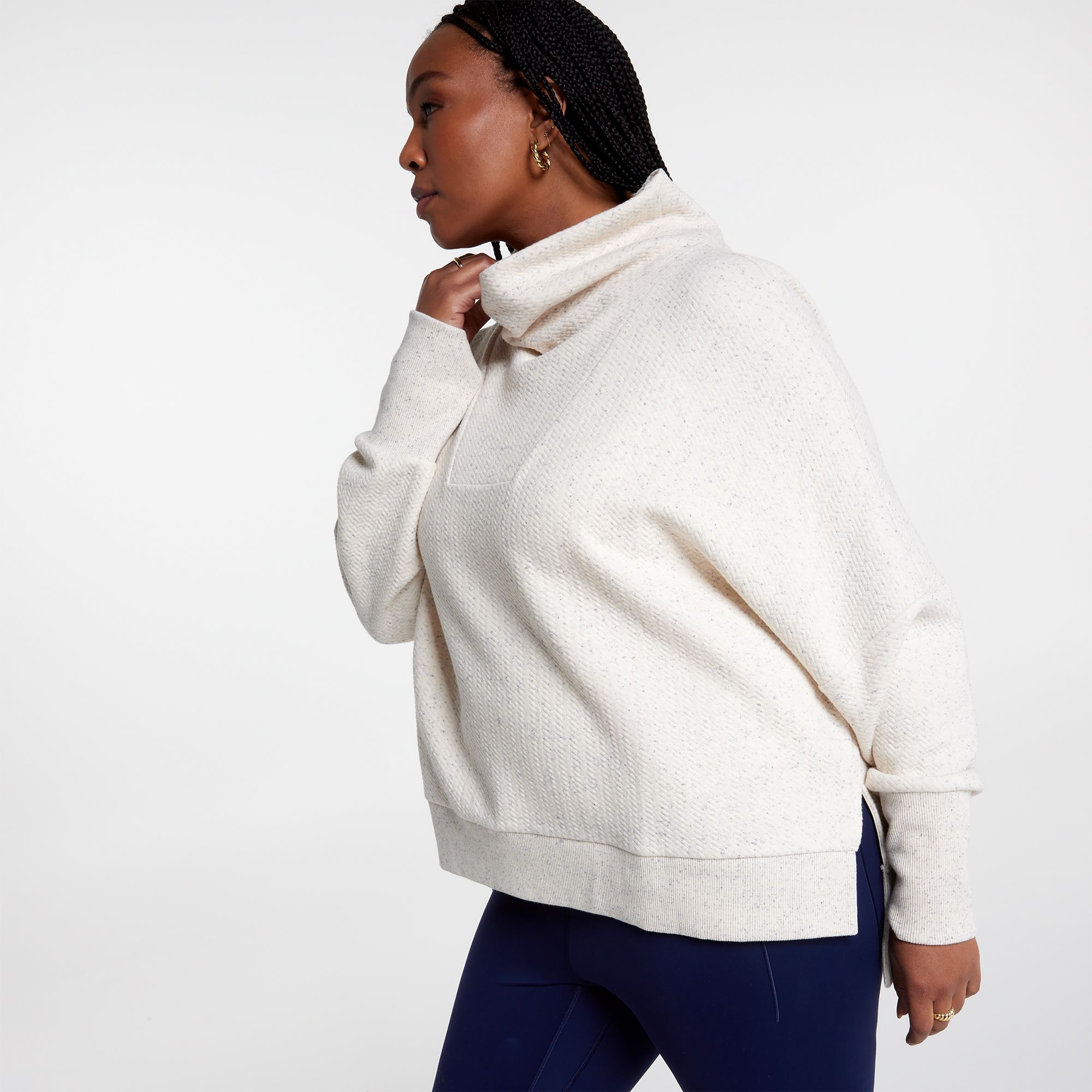 CALIA Women's Elevate Herringbone Funnel Neck product image