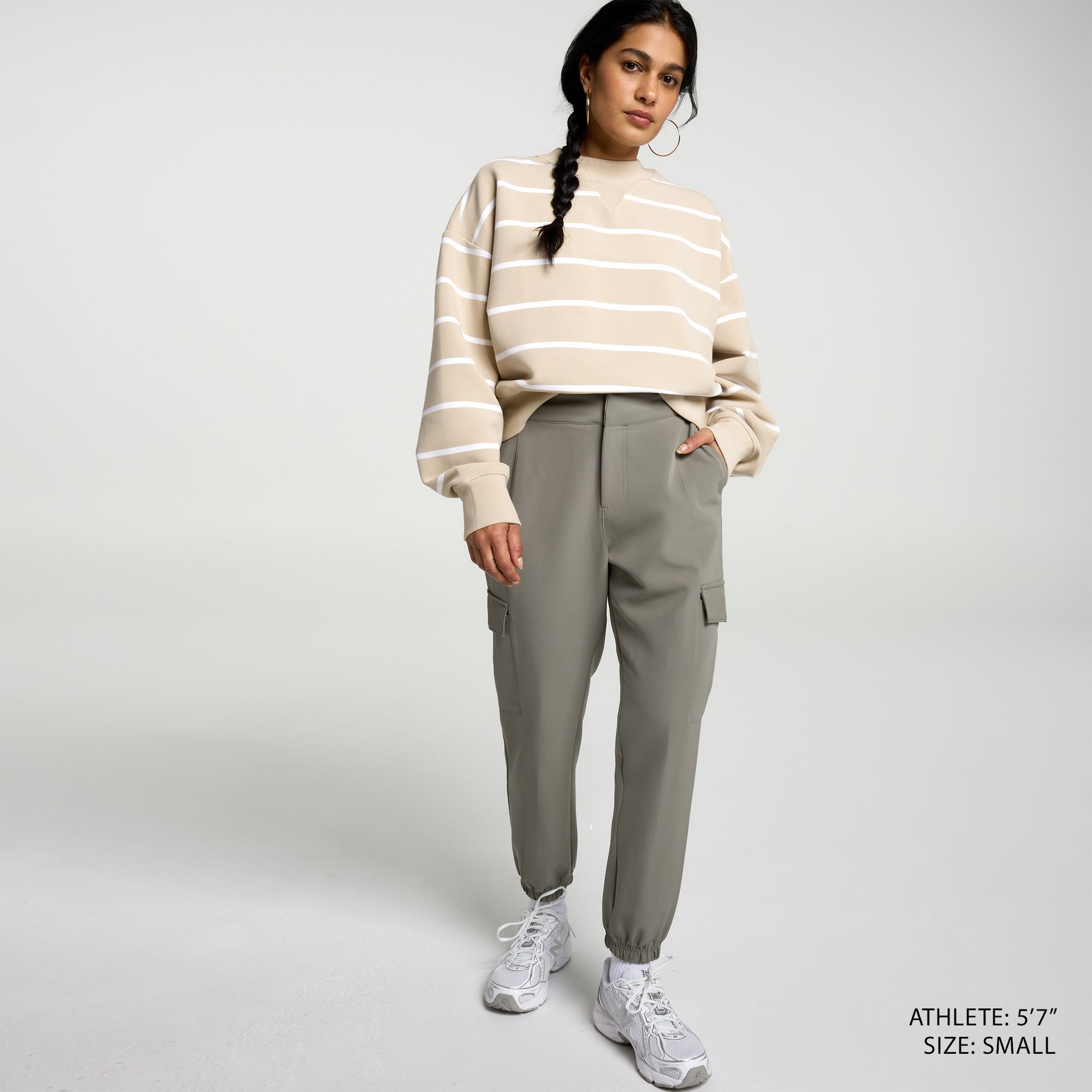 CALIA Women's Effortless Crepe Cargo Jogger product image