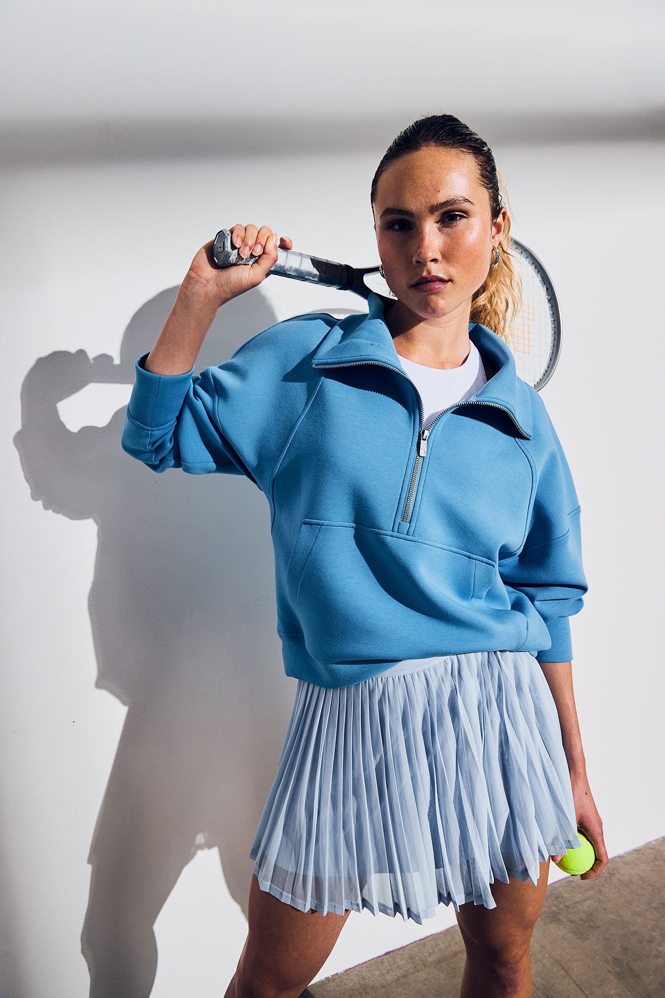 CALIA Women's Soft Scuba 1/4 Zip Pullover product image