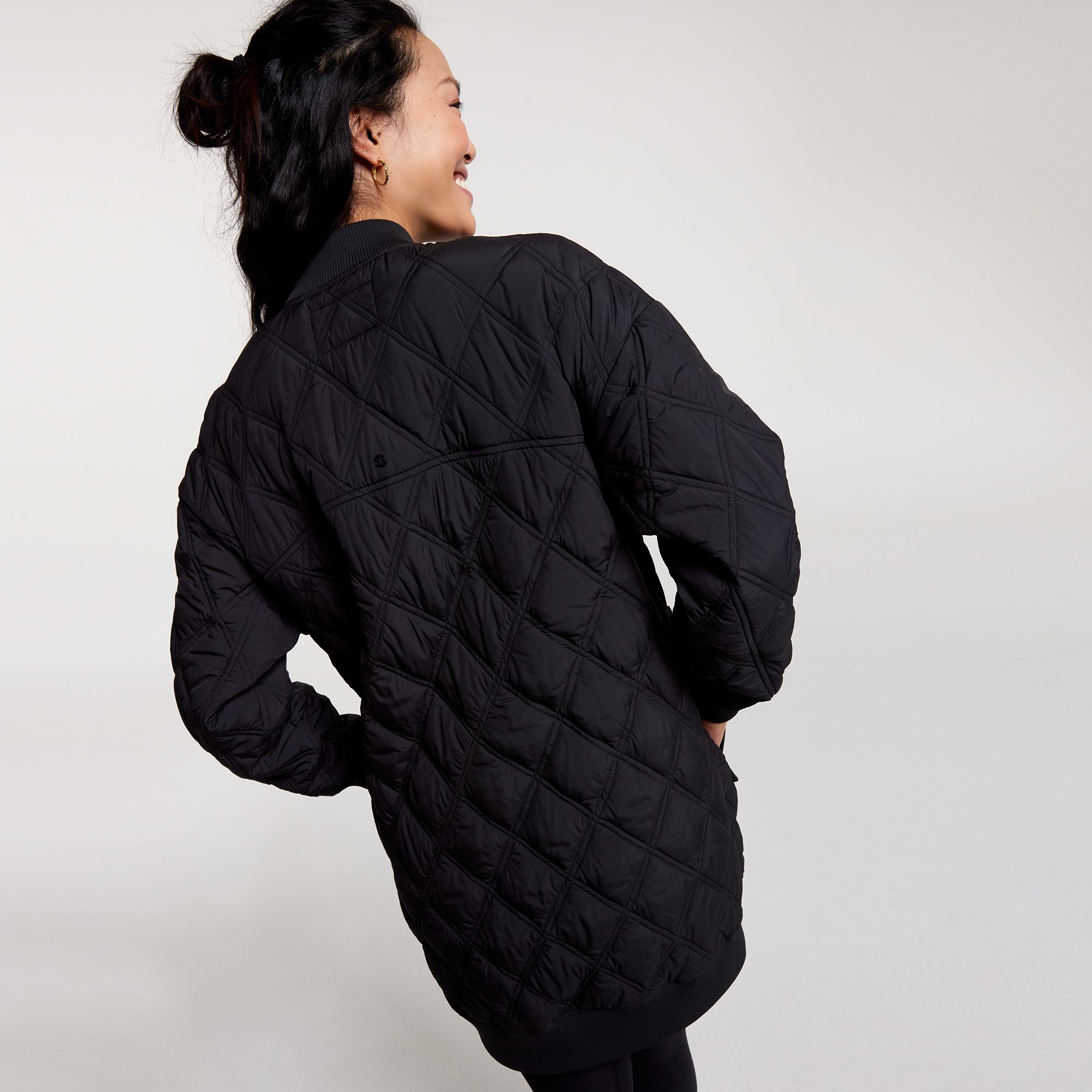 CALIA Women's Long Quilted Bomber … curated on LTK
