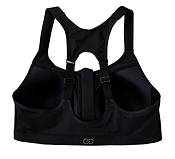 Buy Laasa Front Zip Nylon Sports Bra - Black at Rs.999 online