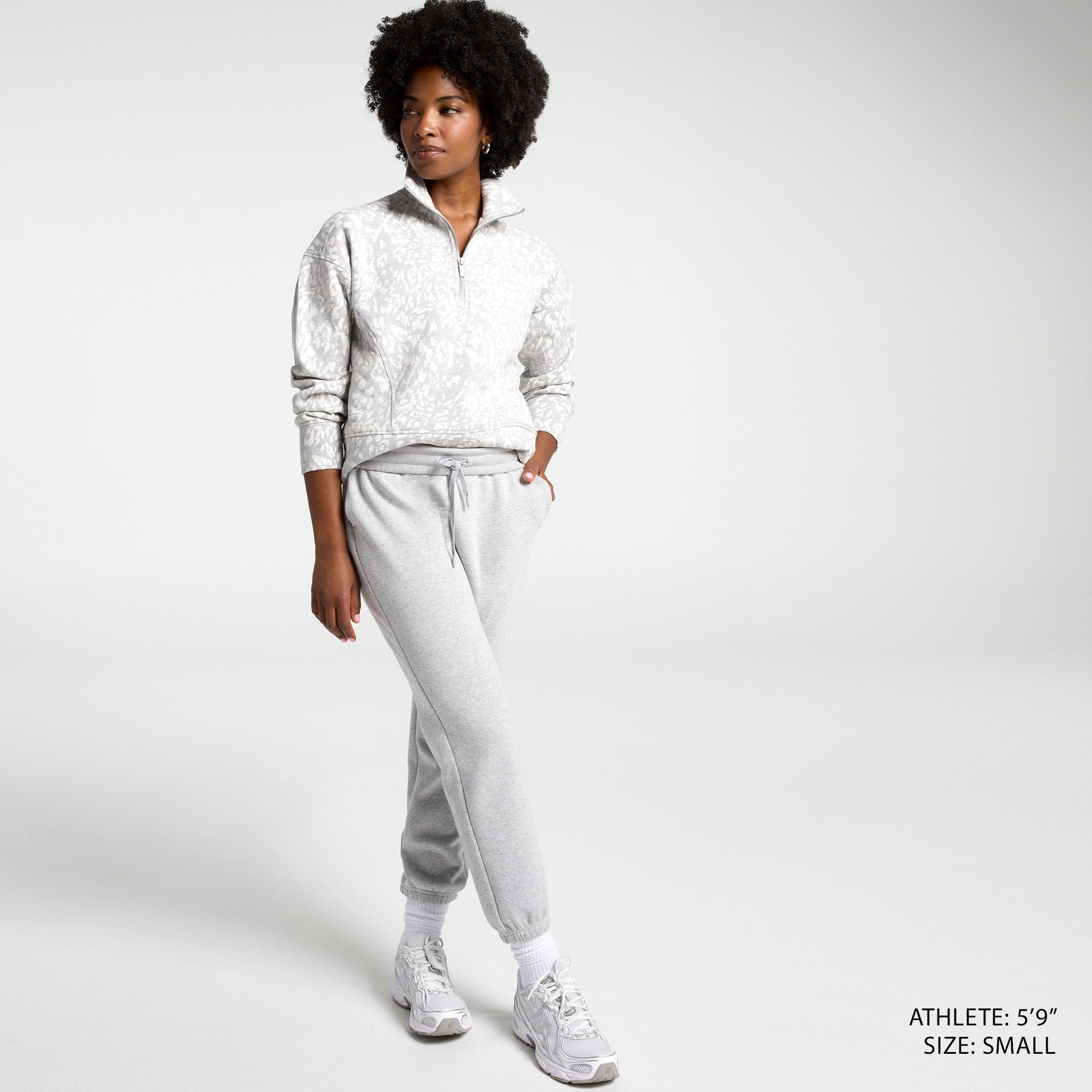 CALIA Women's Soft Scuba Mock Neck 1/4 Zip product image