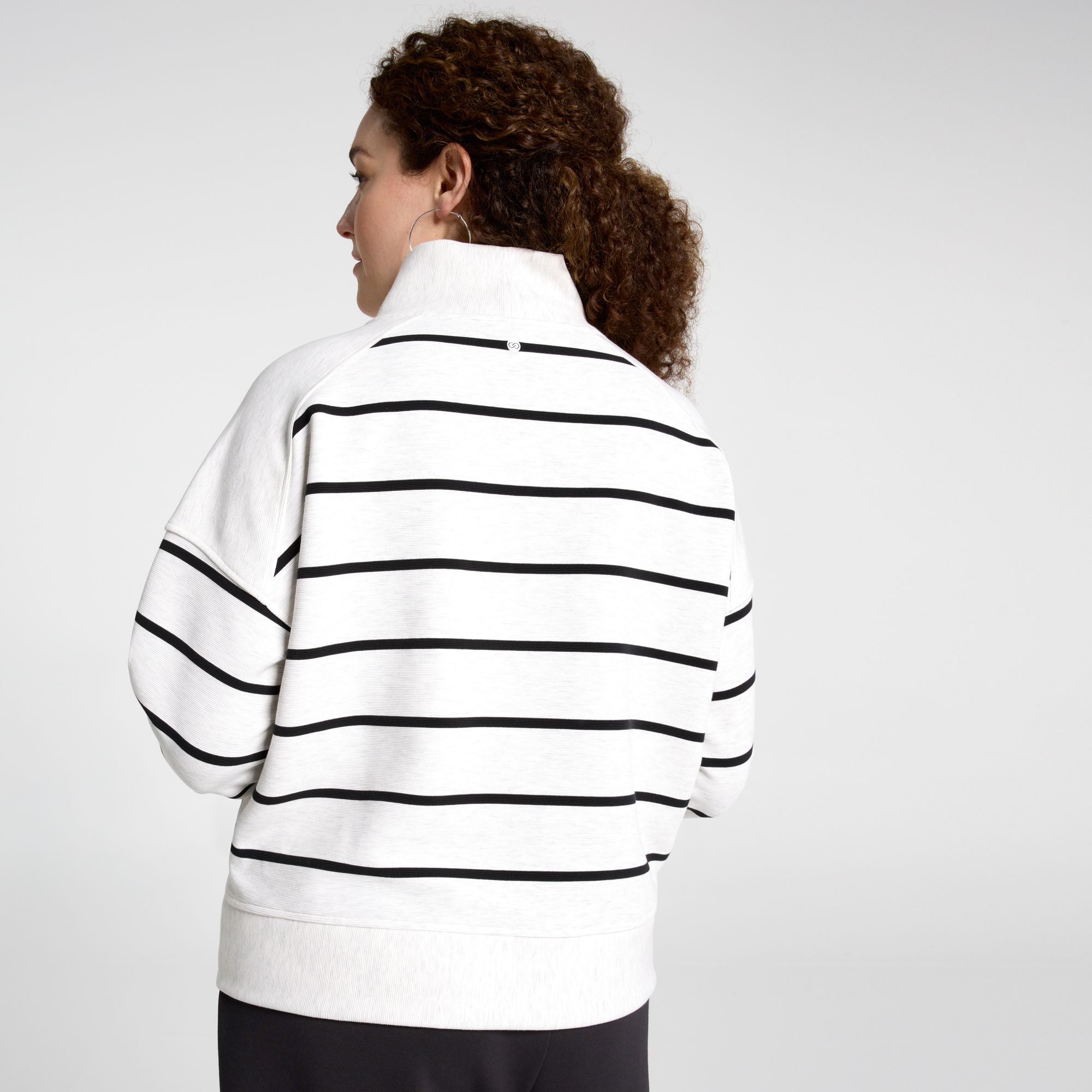 CALIA Women's Soft Scuba Mock Neck 1/4 Zip product image