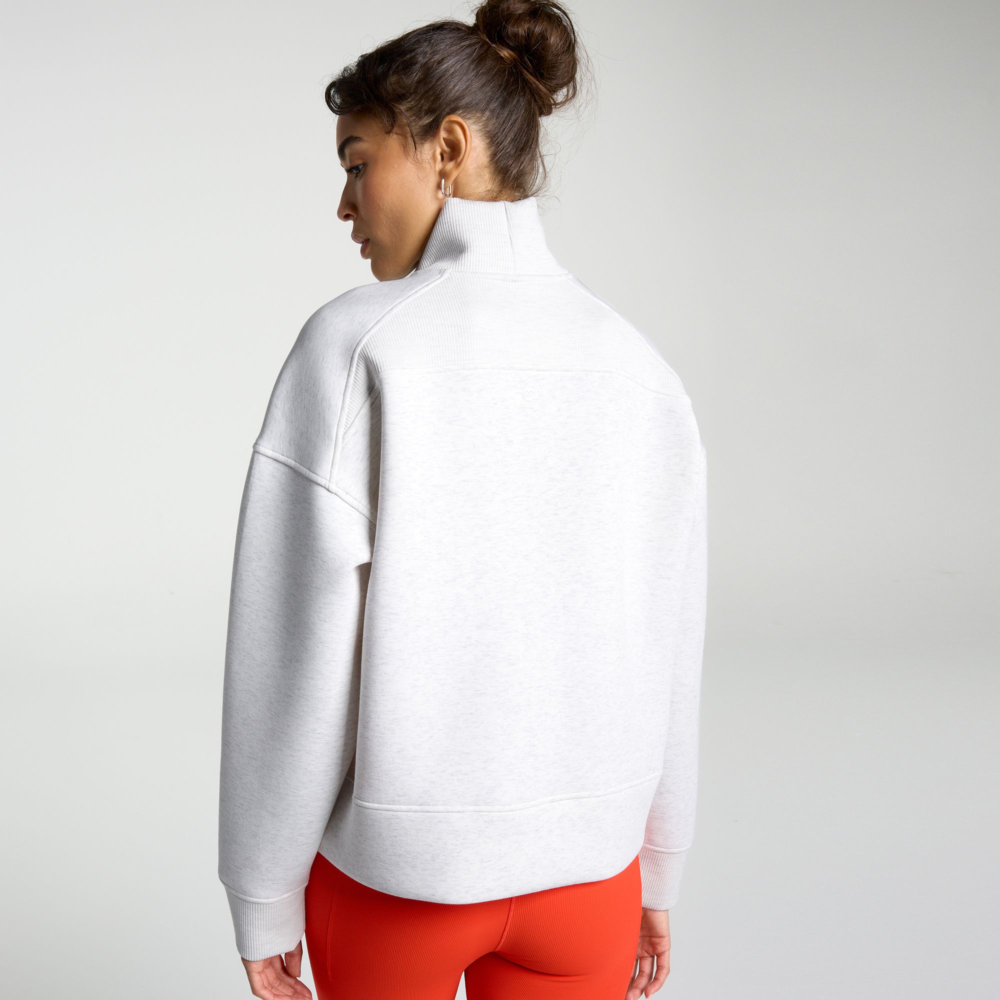 CALIA Women's Soft Scuba Mock Neck 1/4 Zip product image