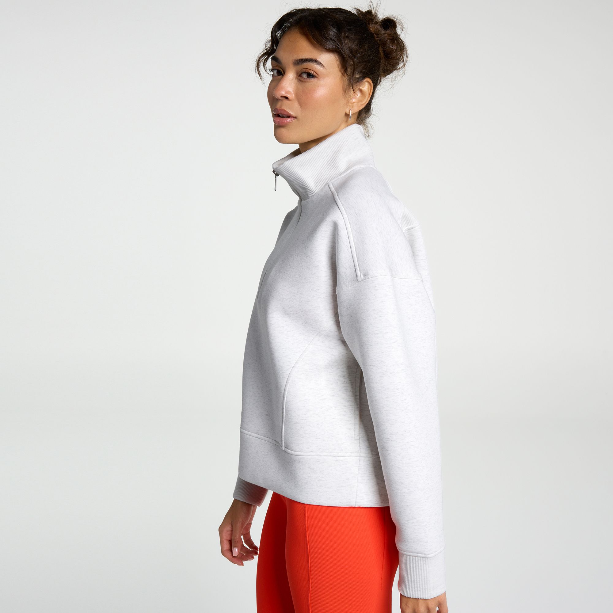 CALIA Women's Soft Scuba Mock Neck 1/4 Zip product image