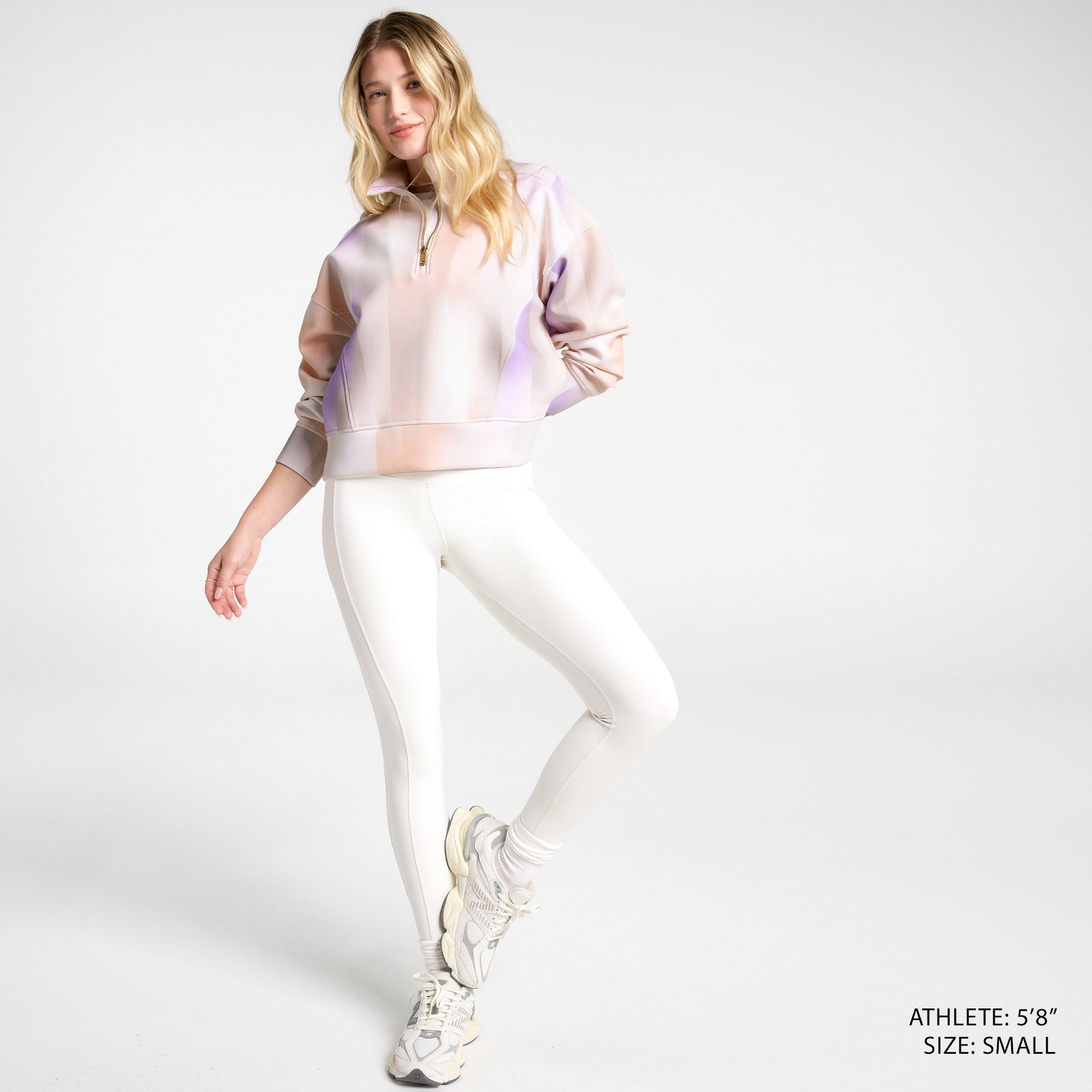 CALIA Women's Soft Scuba Mock Neck 1/4 Zip product image