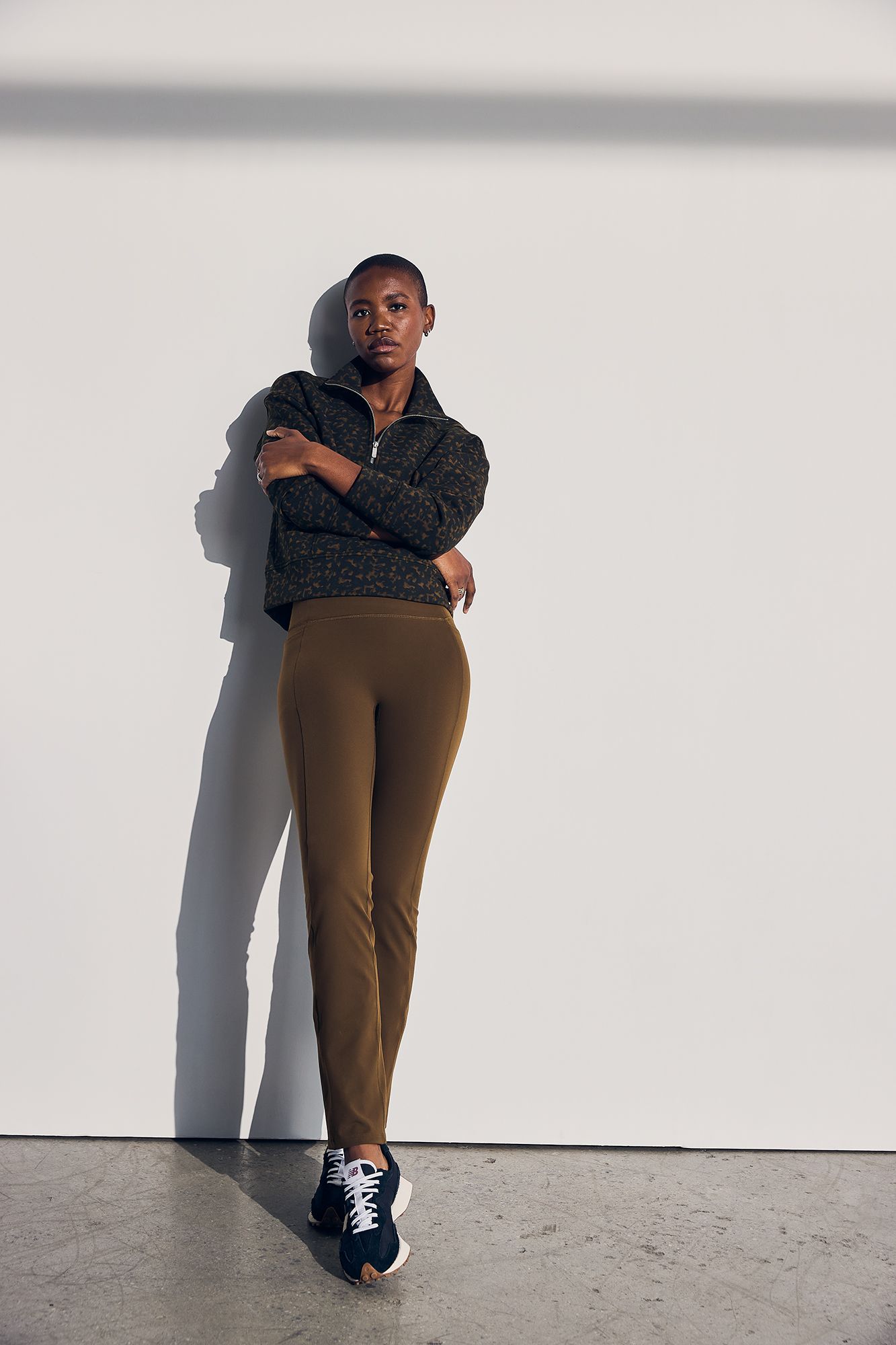 CALIA Women's Soft Scuba Mock Neck 1/4 Zip product image