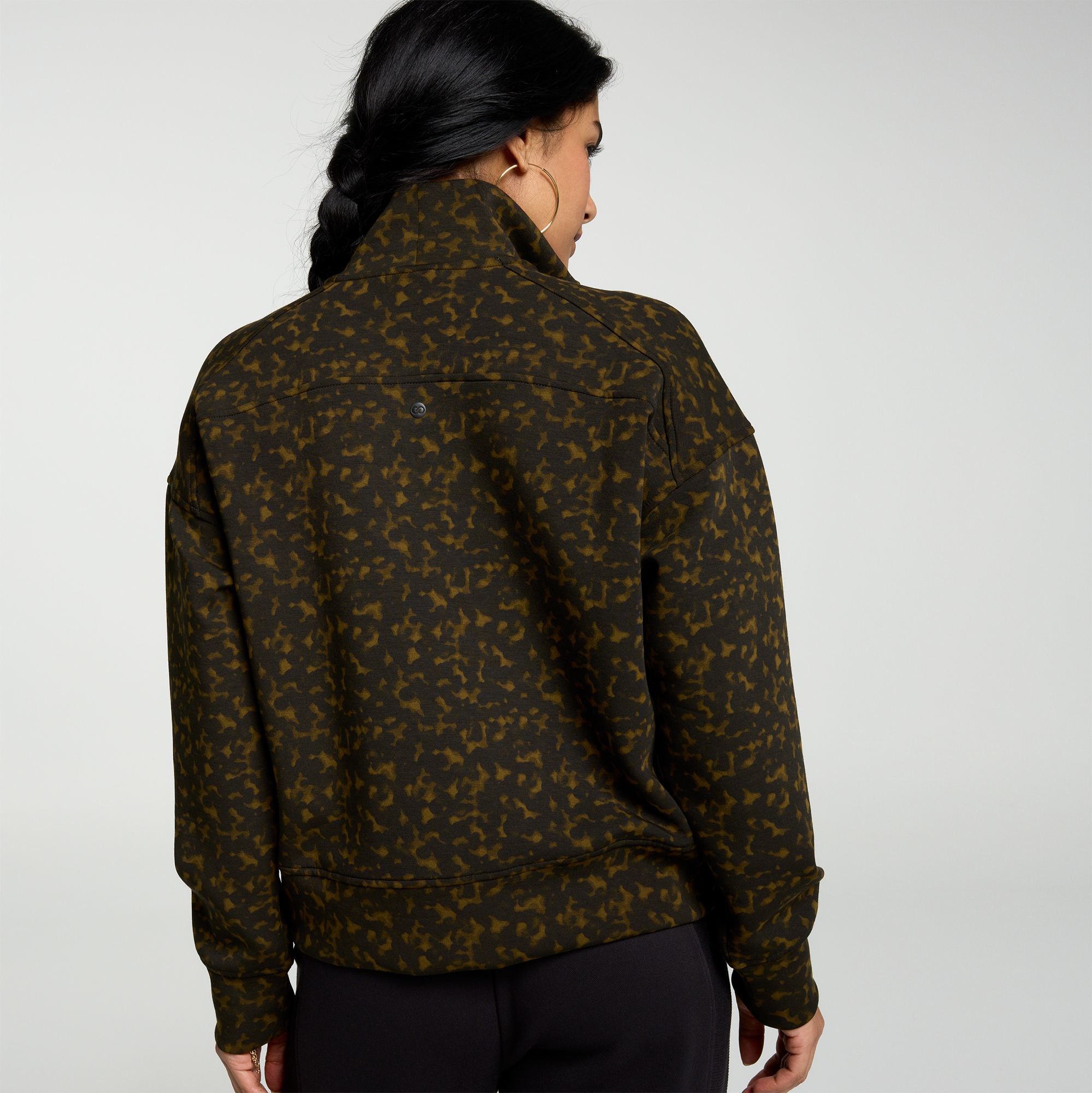 CALIA Women's Soft Scuba Mock Neck 1/4 Zip product image