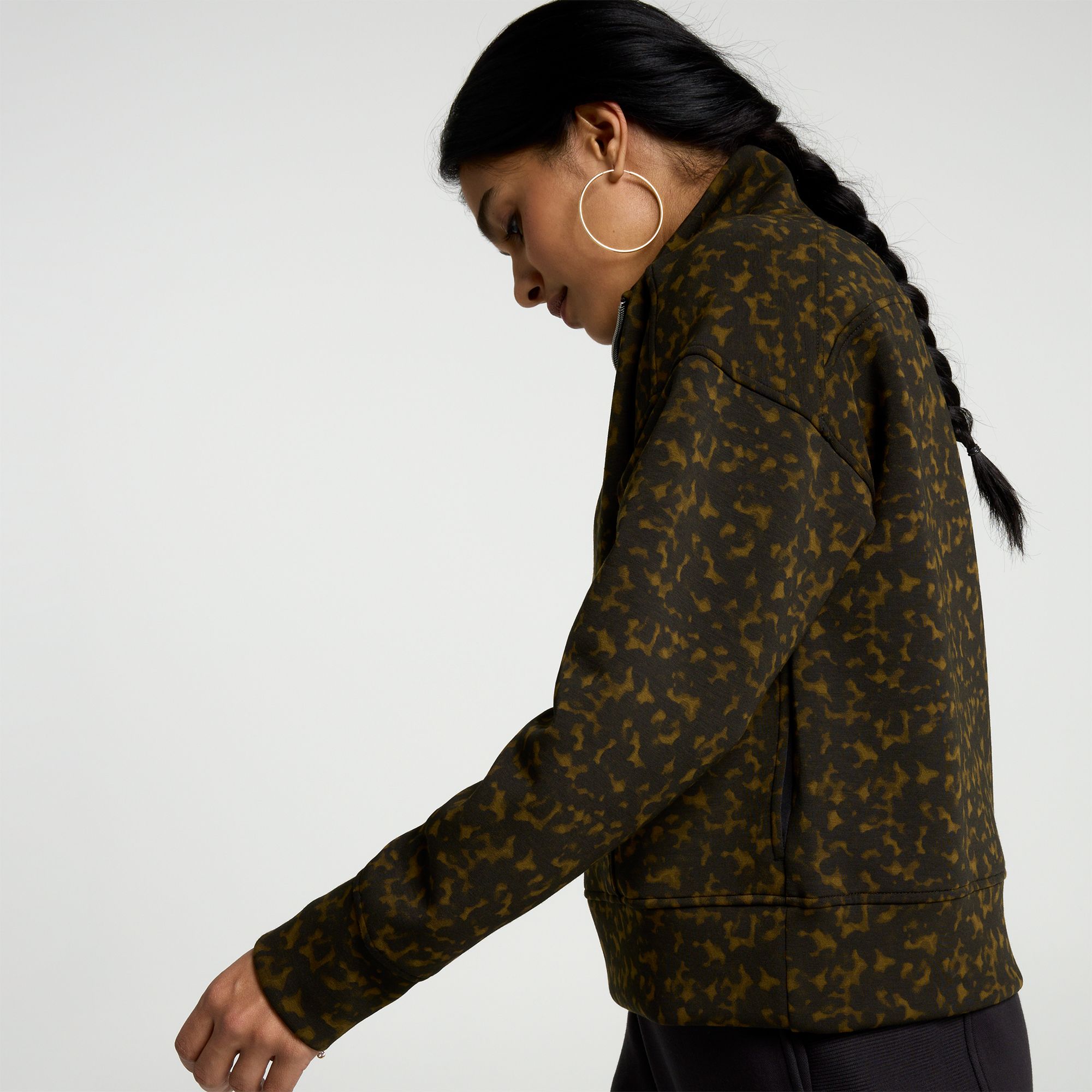 CALIA Women's Soft Scuba Mock Neck 1/4 Zip product image