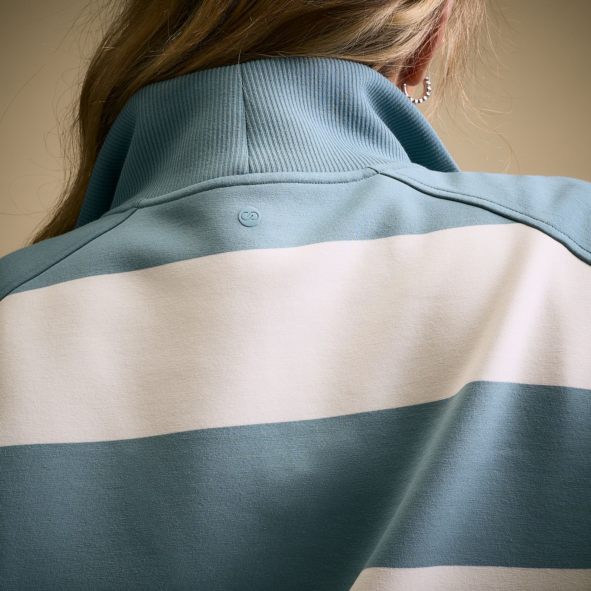 CALIA Women's Soft Scuba Mock Neck 1/4 Zip product image