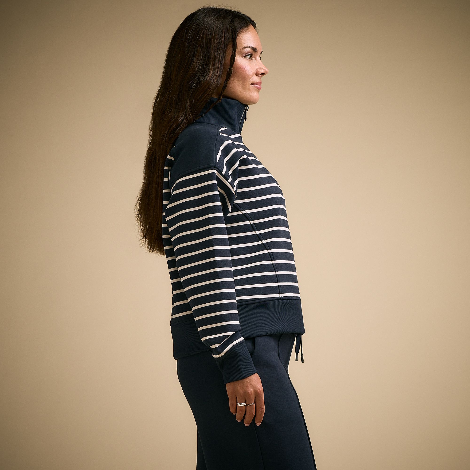 CALIA Women's Soft Scuba Mock Neck 1/4 Zip product image