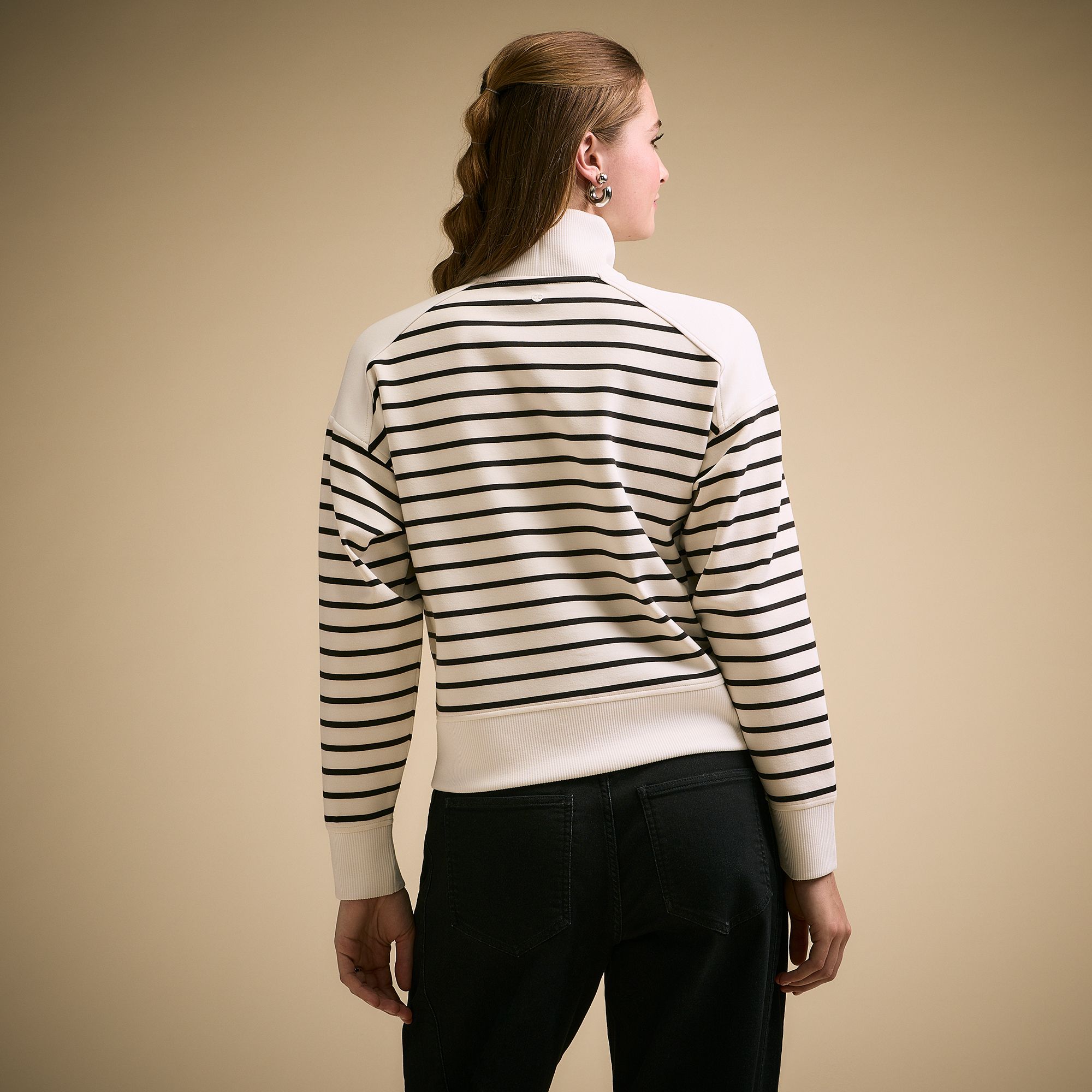CALIA Women's Soft Scuba Mock Neck 1/4 Zip product image
