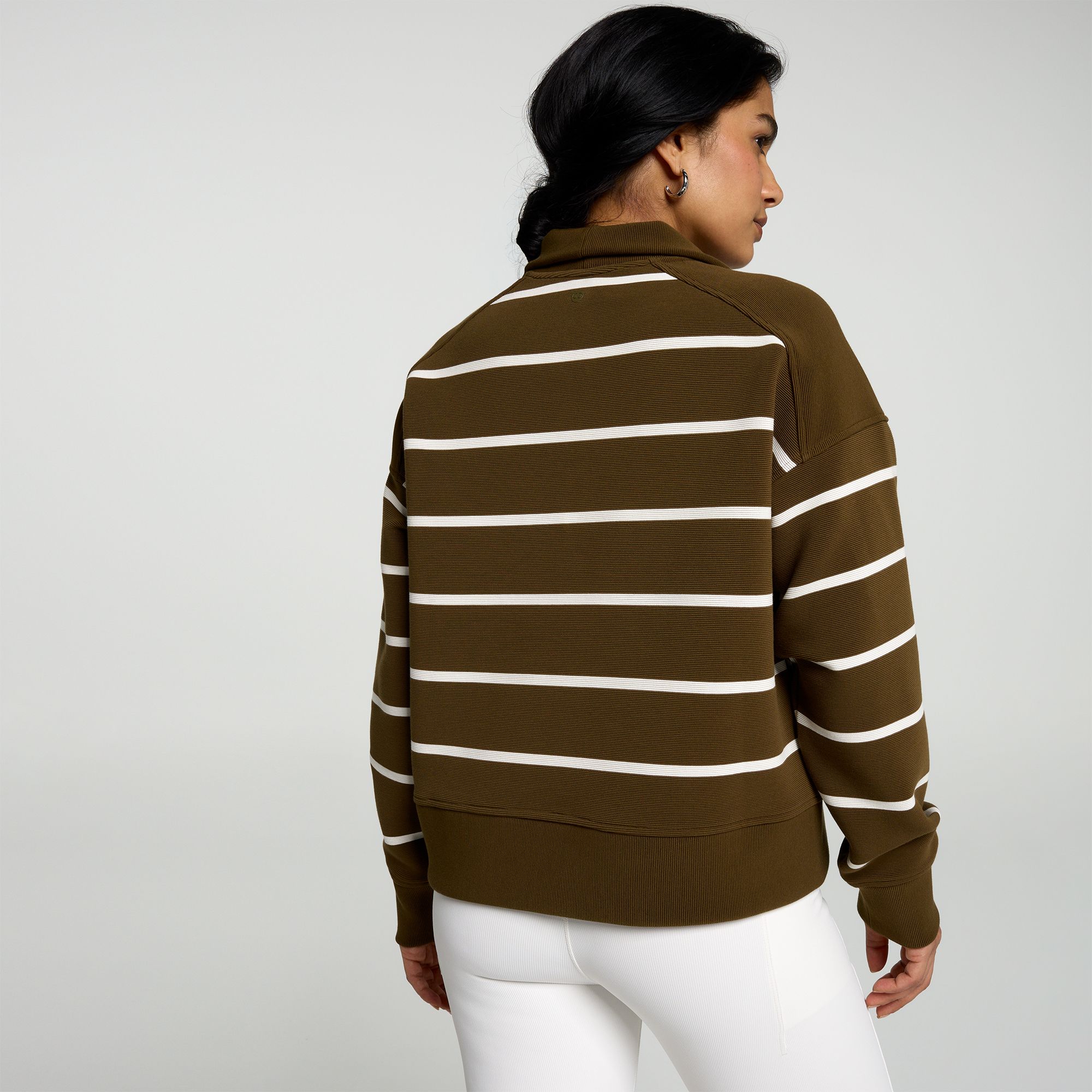 CALIA Women's Soft Scuba Mock Neck 1/4 Zip product image