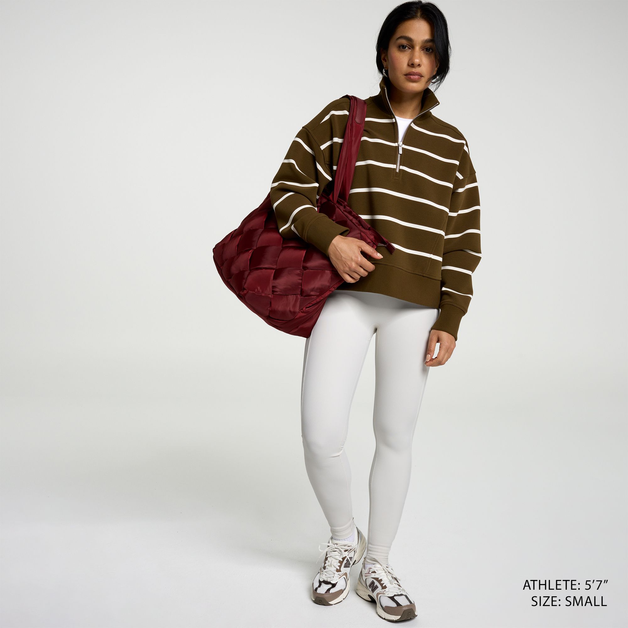 CALIA Women's Soft Scuba Mock Neck 1/4 Zip product image