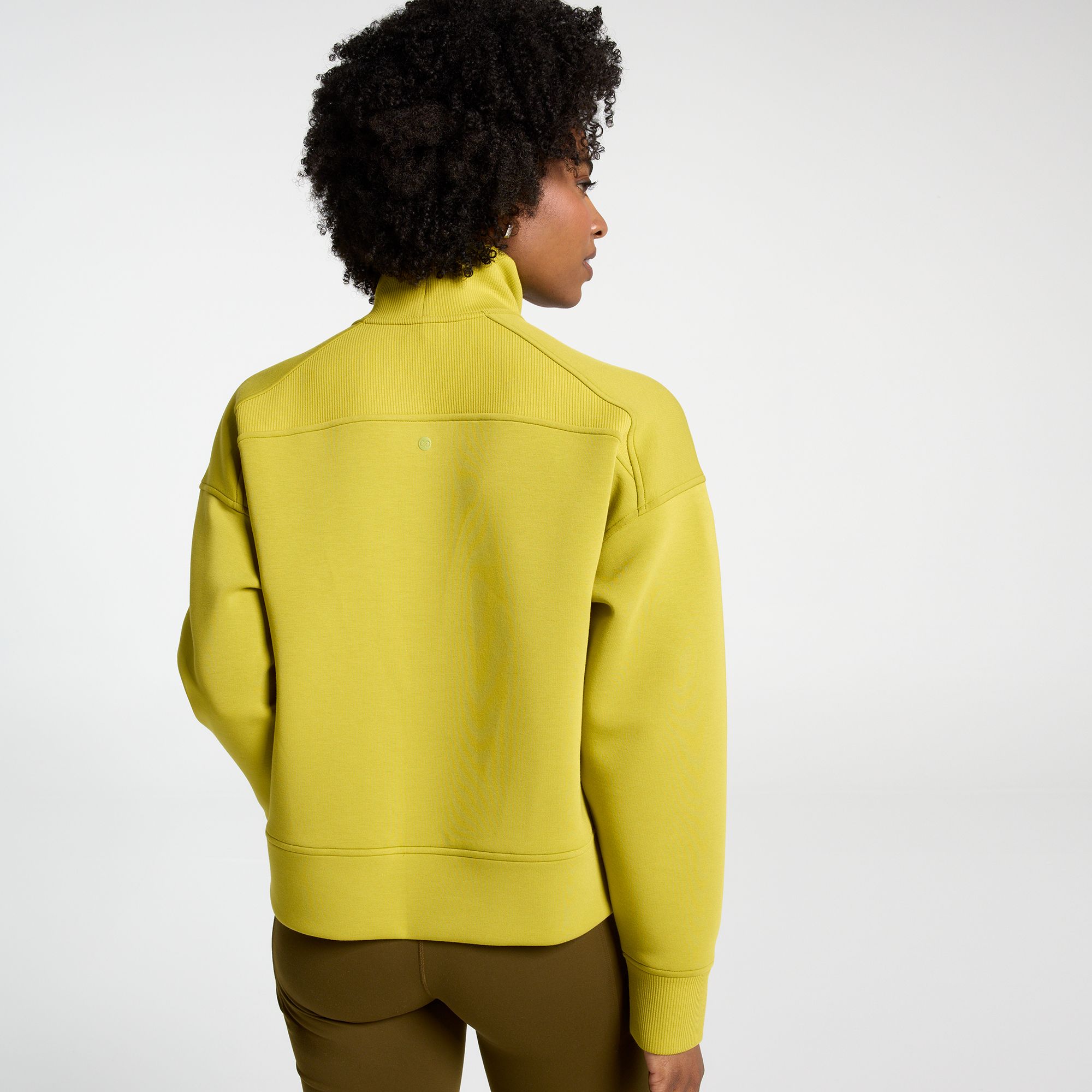 CALIA Women's Soft Scuba Mock Neck 1/4 Zip product image