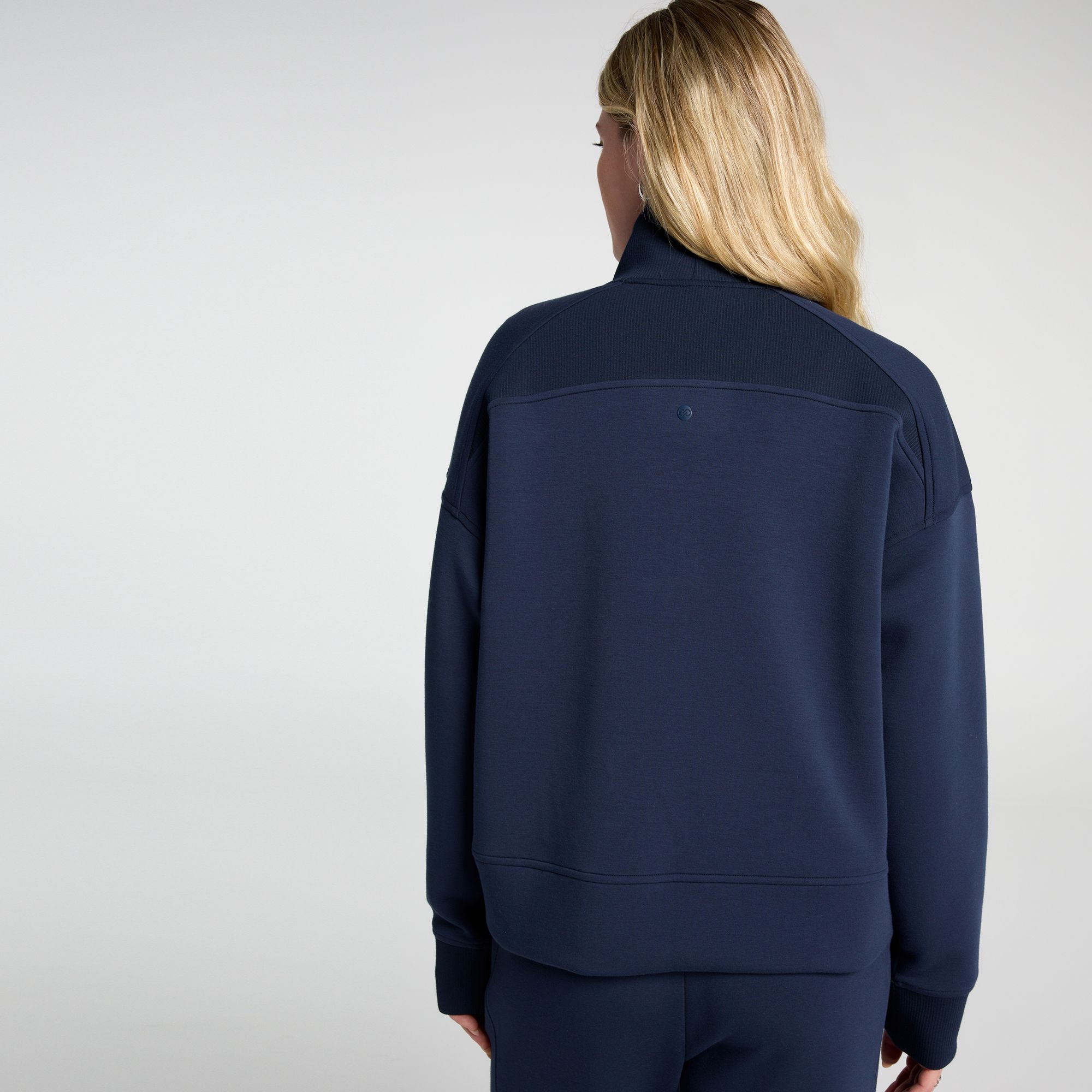 CALIA Women's Soft Scuba Mock Neck 1/4 Zip product image