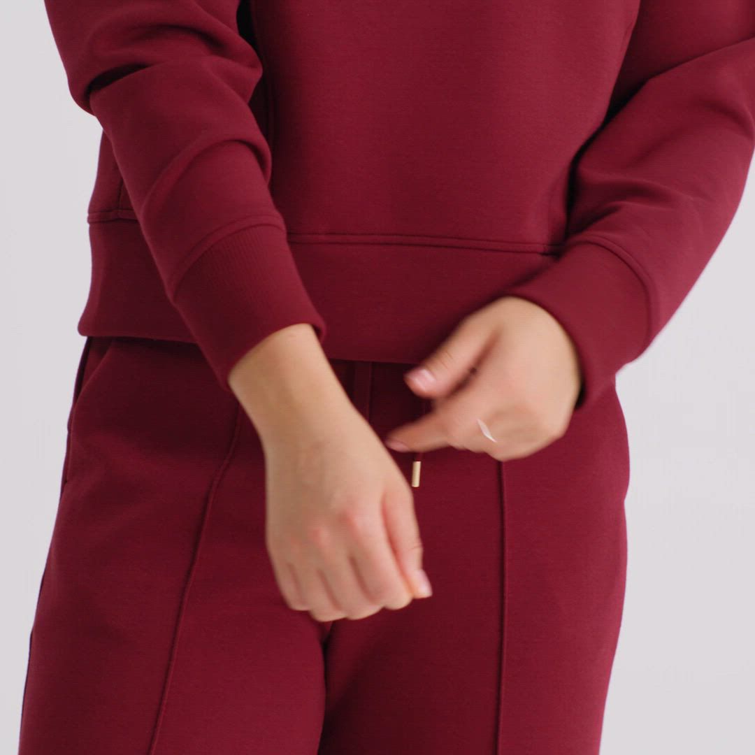 CALIA Women's Soft Scuba Mock Neck 1/4 Zip product