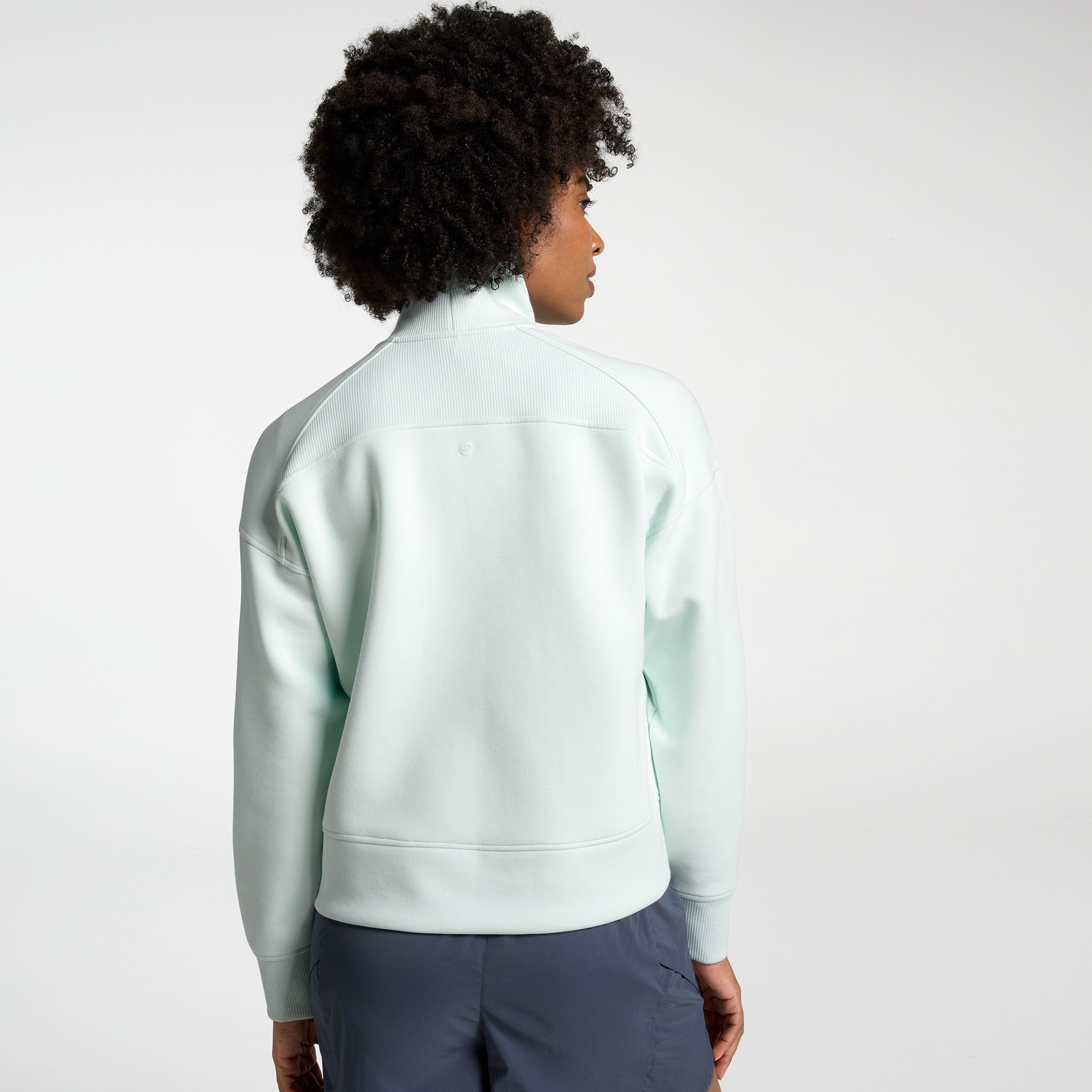 CALIA Women's Soft Scuba Mock Neck 1/4 Zip product image