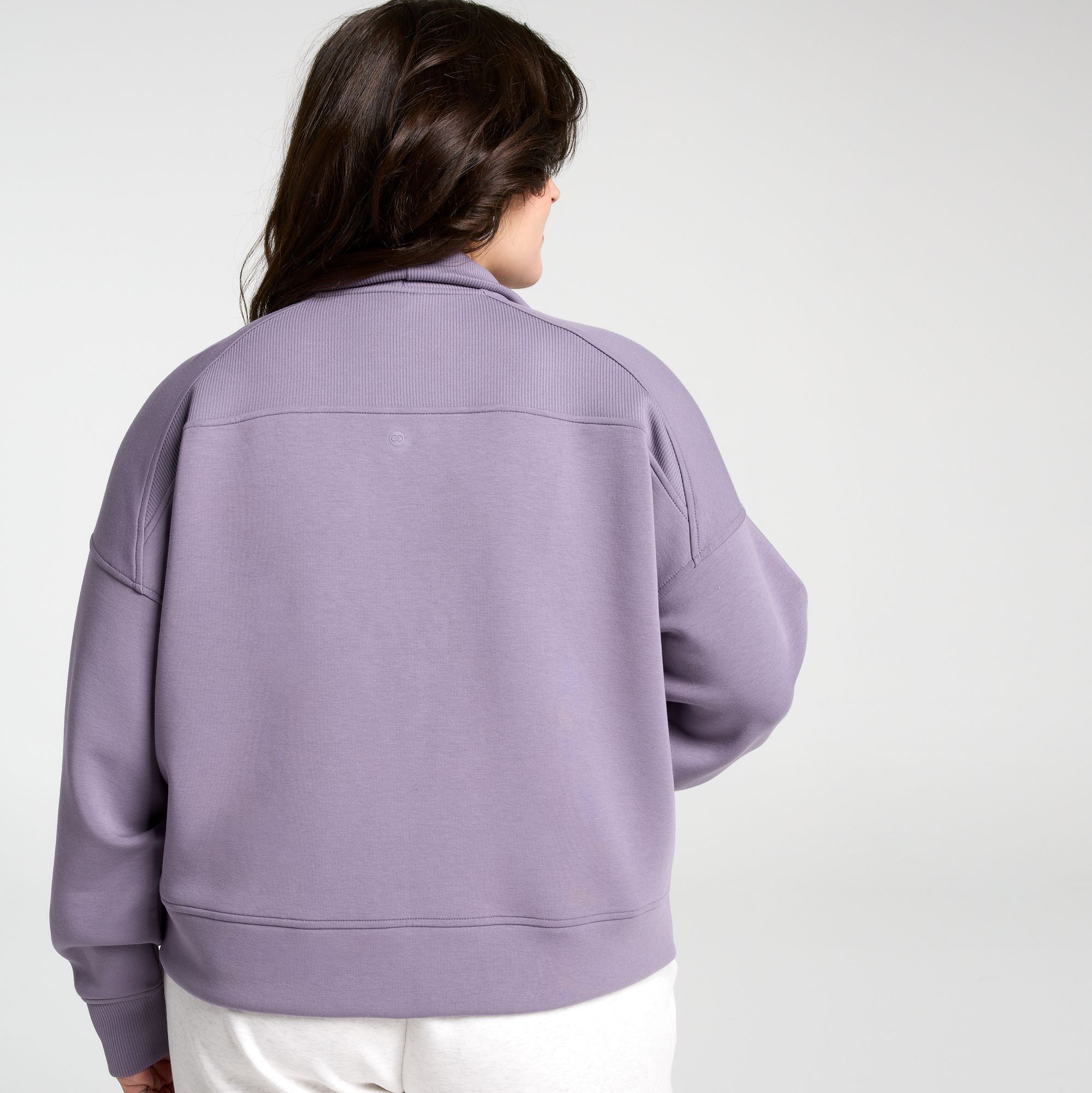 CALIA Women's Soft Scuba Mock Neck 1/4 Zip product image