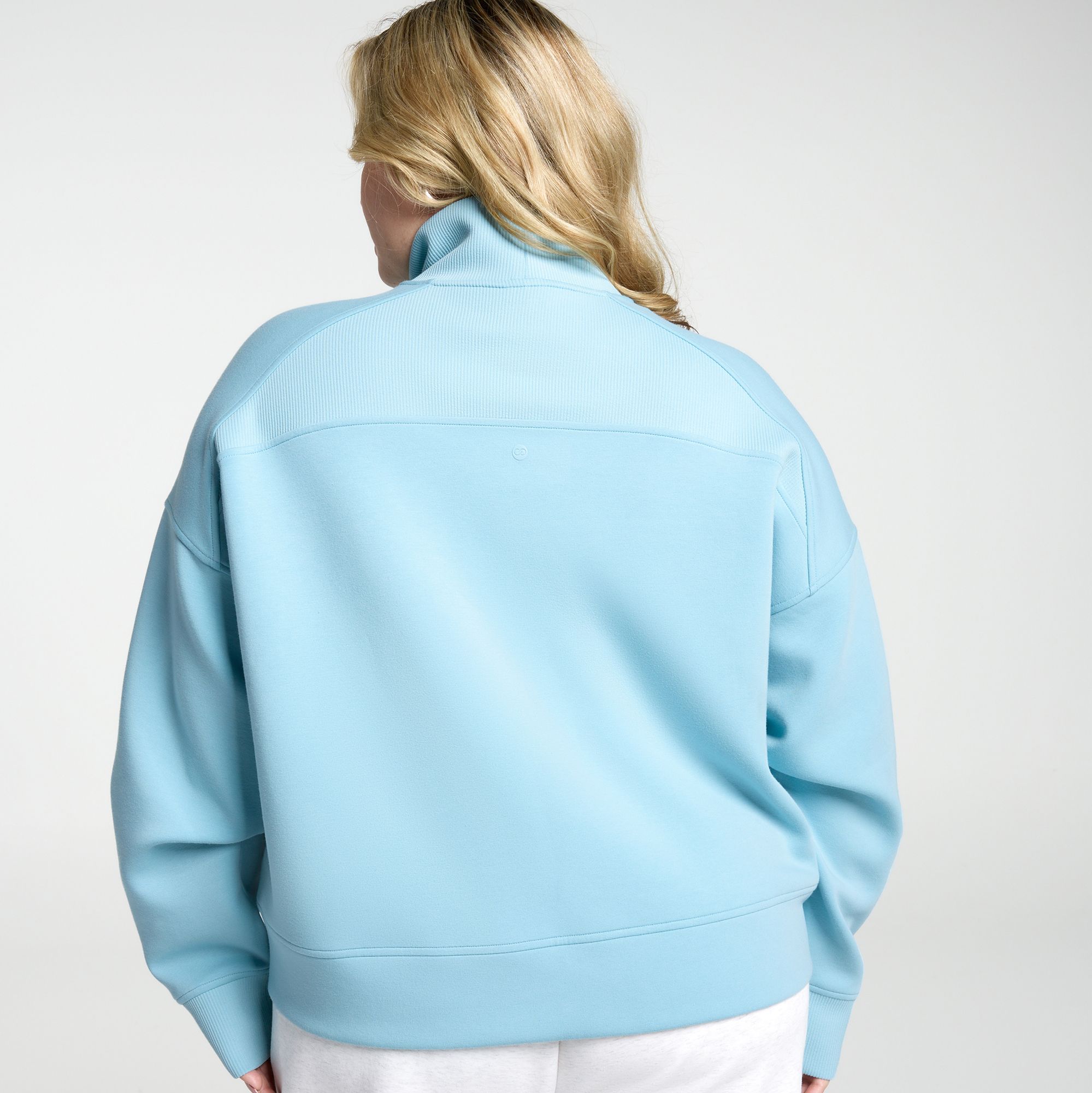 CALIA Women's Soft Scuba Mock Neck 1/4 Zip product image