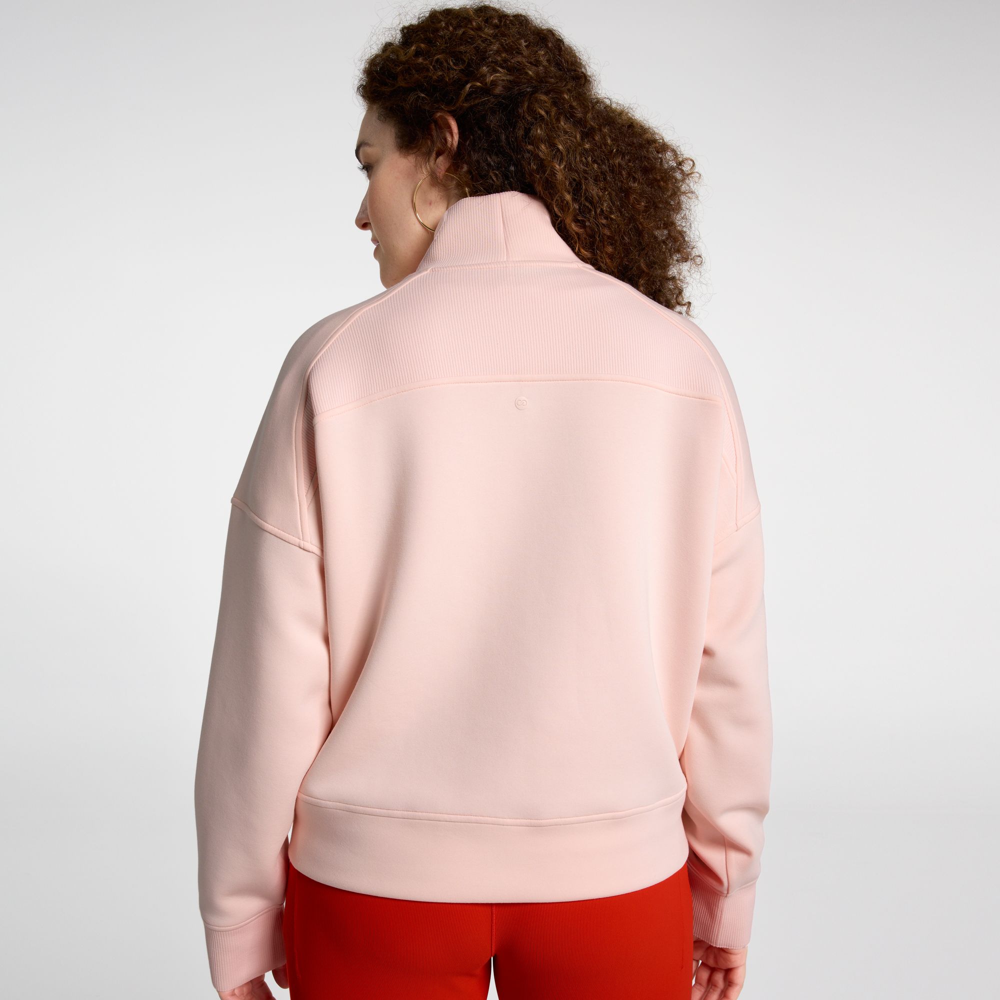 CALIA Women's Soft Scuba Mock Neck 1/4 Zip product image