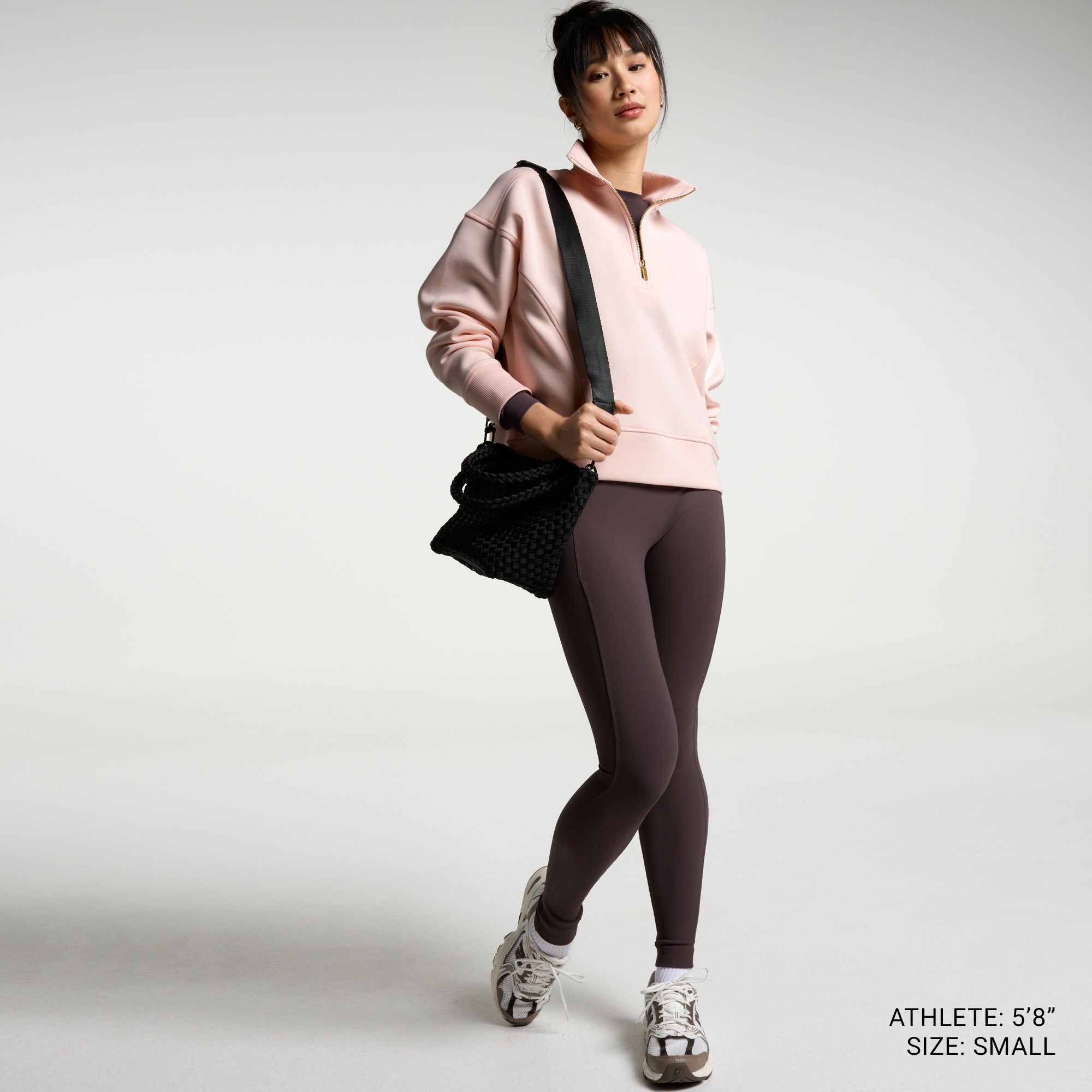 CALIA Women's Soft Scuba Mock Neck 1/4 Zip product image