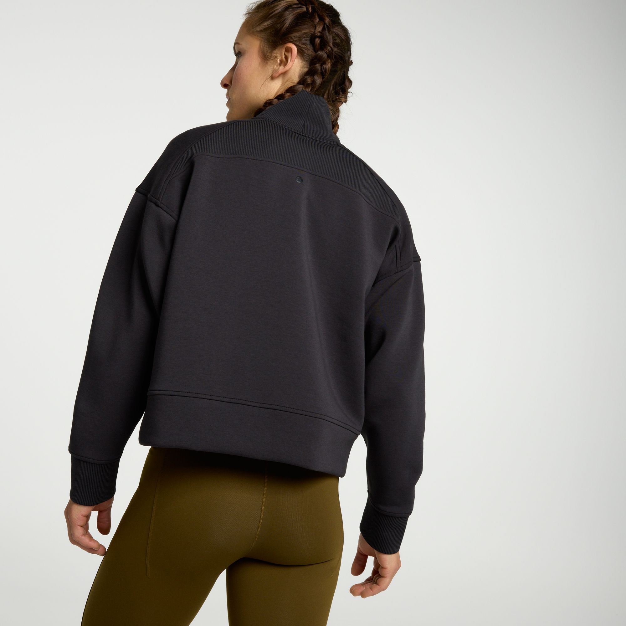 CALIA Women's Soft Scuba Mock Neck 1/4 Zip product image