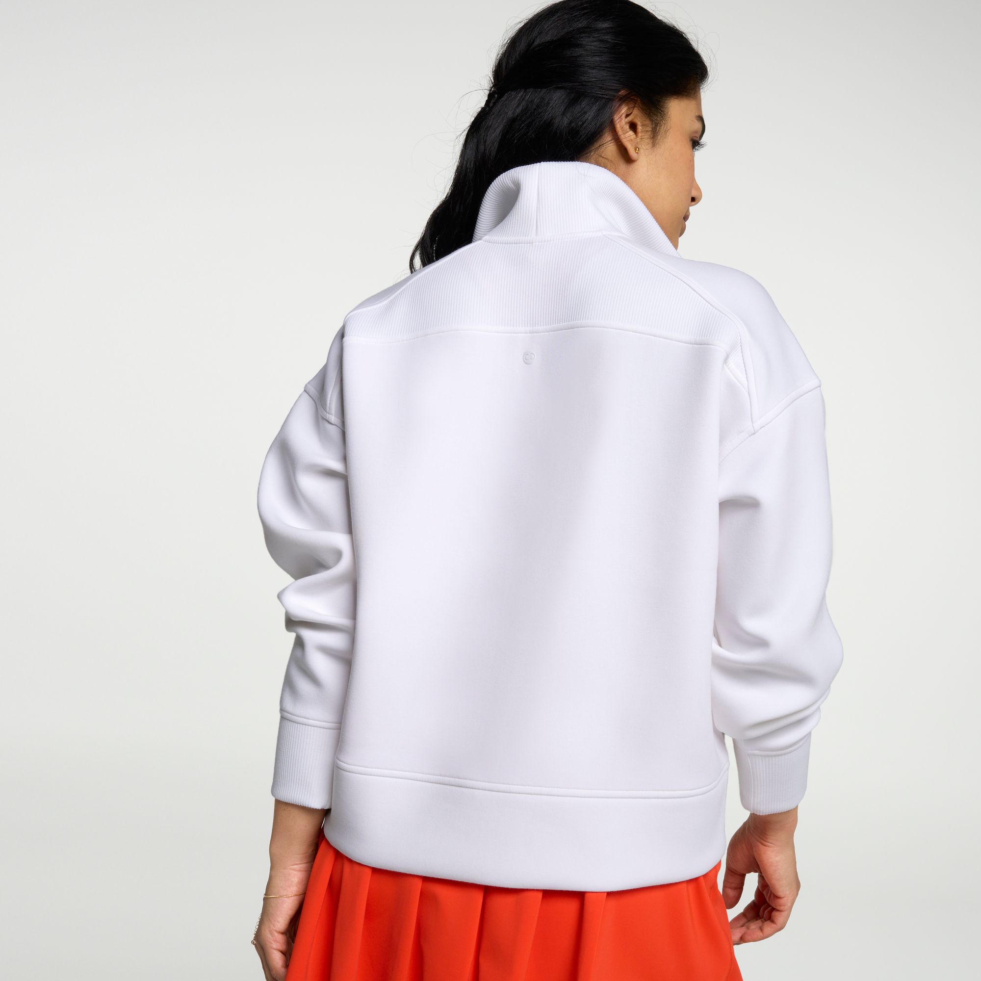 CALIA Women's Soft Scuba Mock Neck 1/4 Zip product image