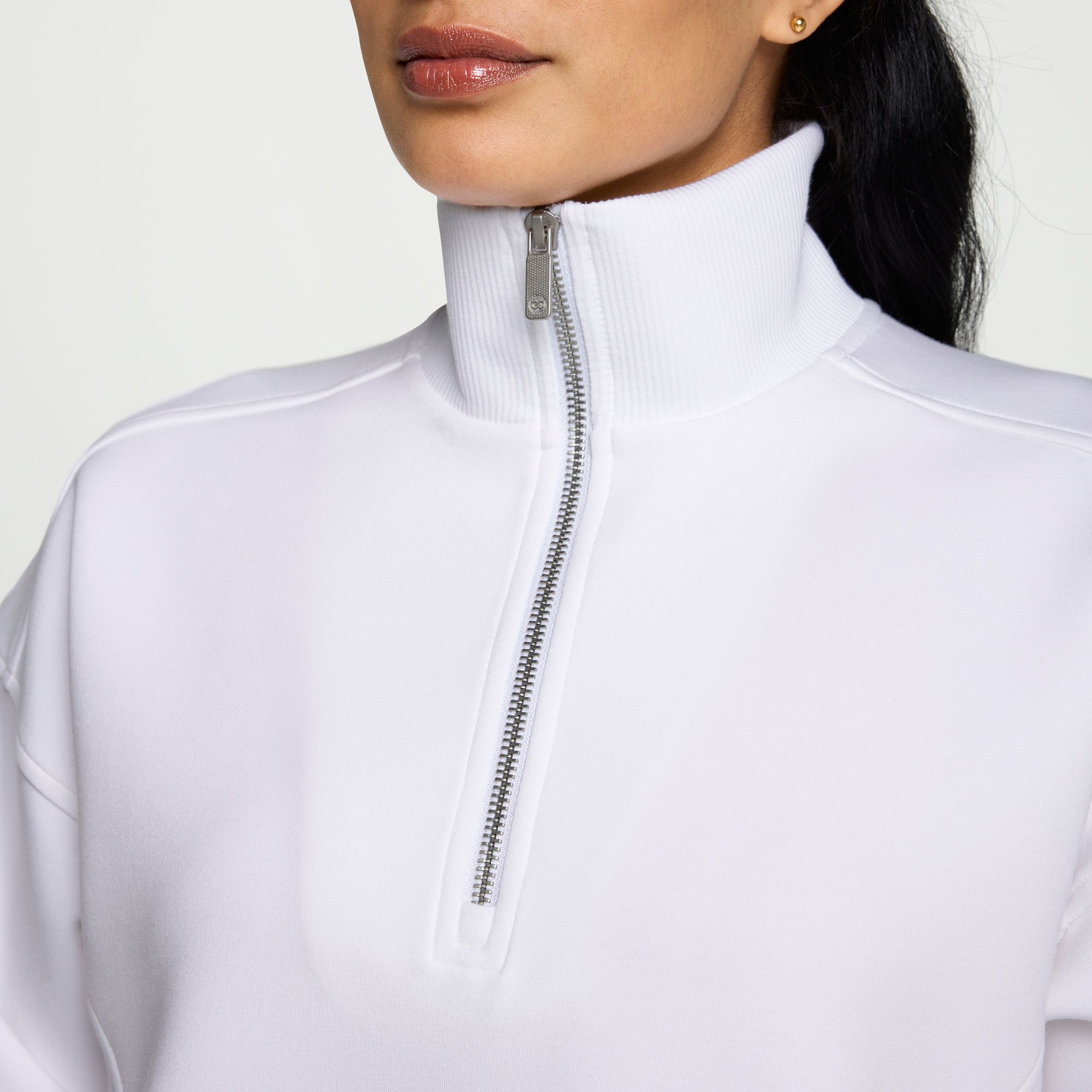 CALIA Women's Soft Scuba Mock Neck 1/4 Zip product image