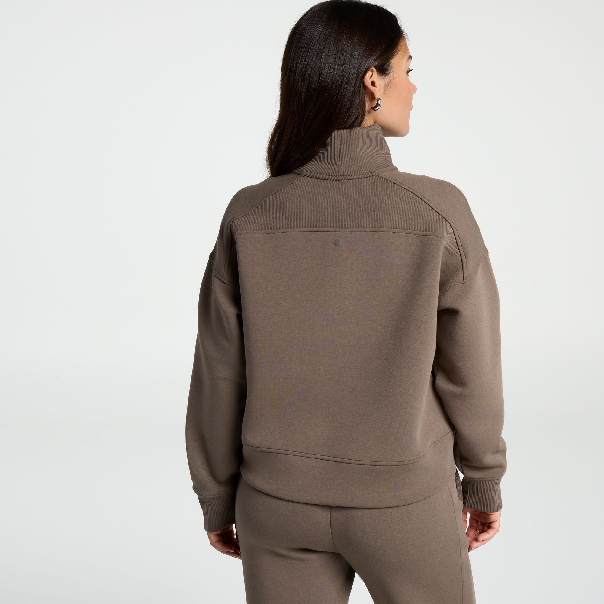 CALIA Women's Soft Scuba Mock Neck 1/4 Zip product image