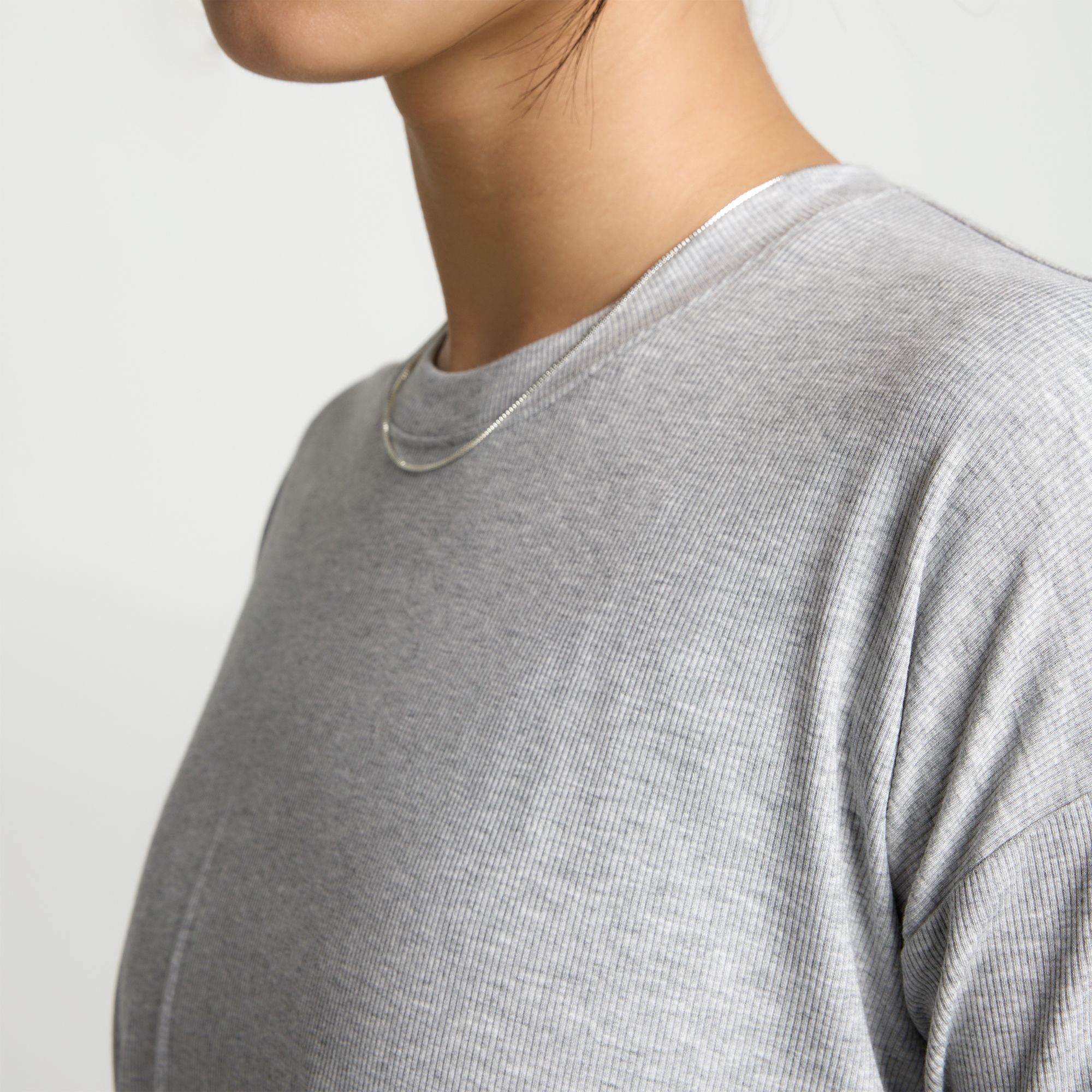 CALIA Women's Everyday Rib Boxy Long Sleeve Tee product image