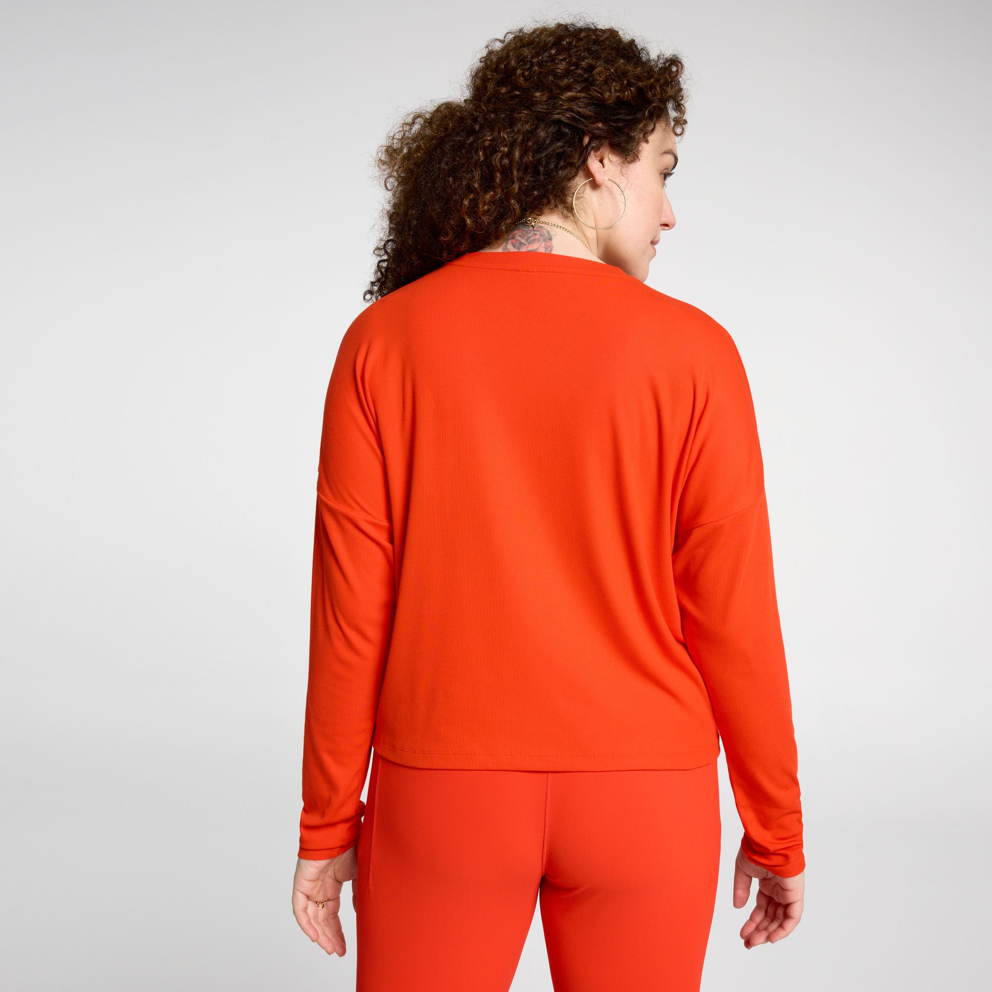 CALIA Women's Everyday Rib Boxy Long Sleeve Tee product image