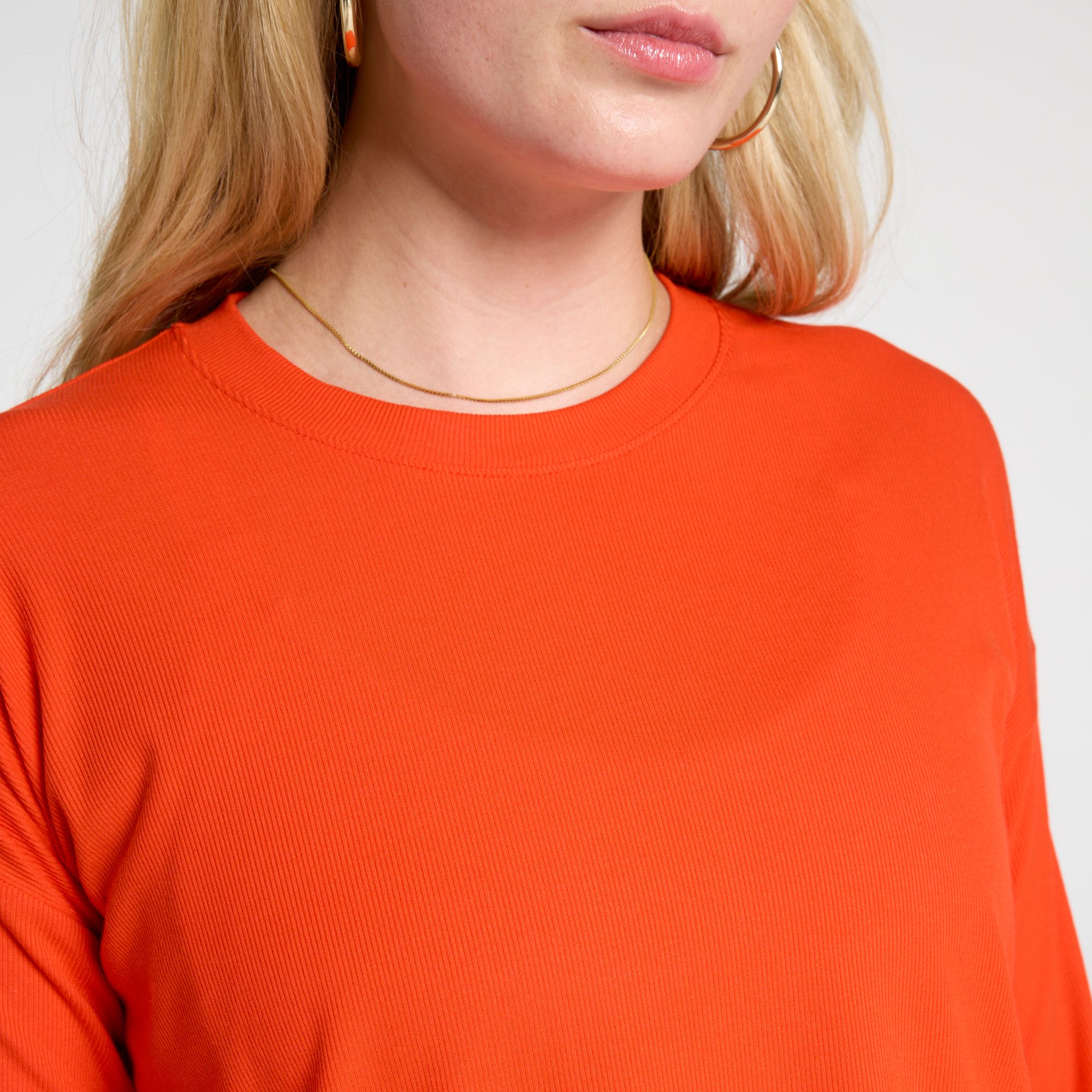 CALIA Women's Everyday Rib Boxy Long Sleeve Tee product image