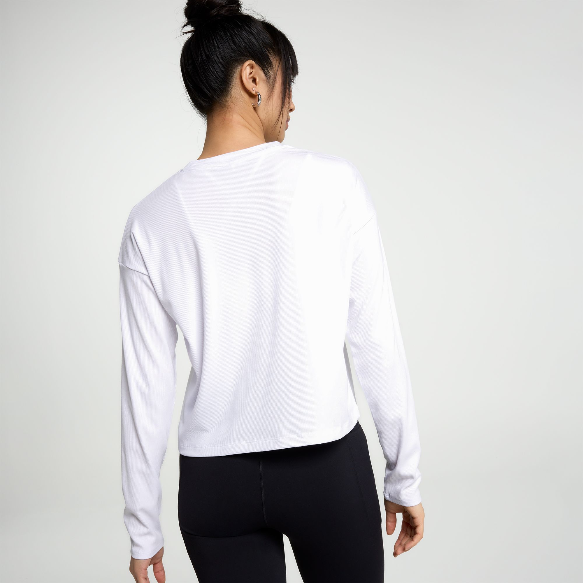 CALIA Women's Everyday Rib Boxy Long Sleeve Tee product image
