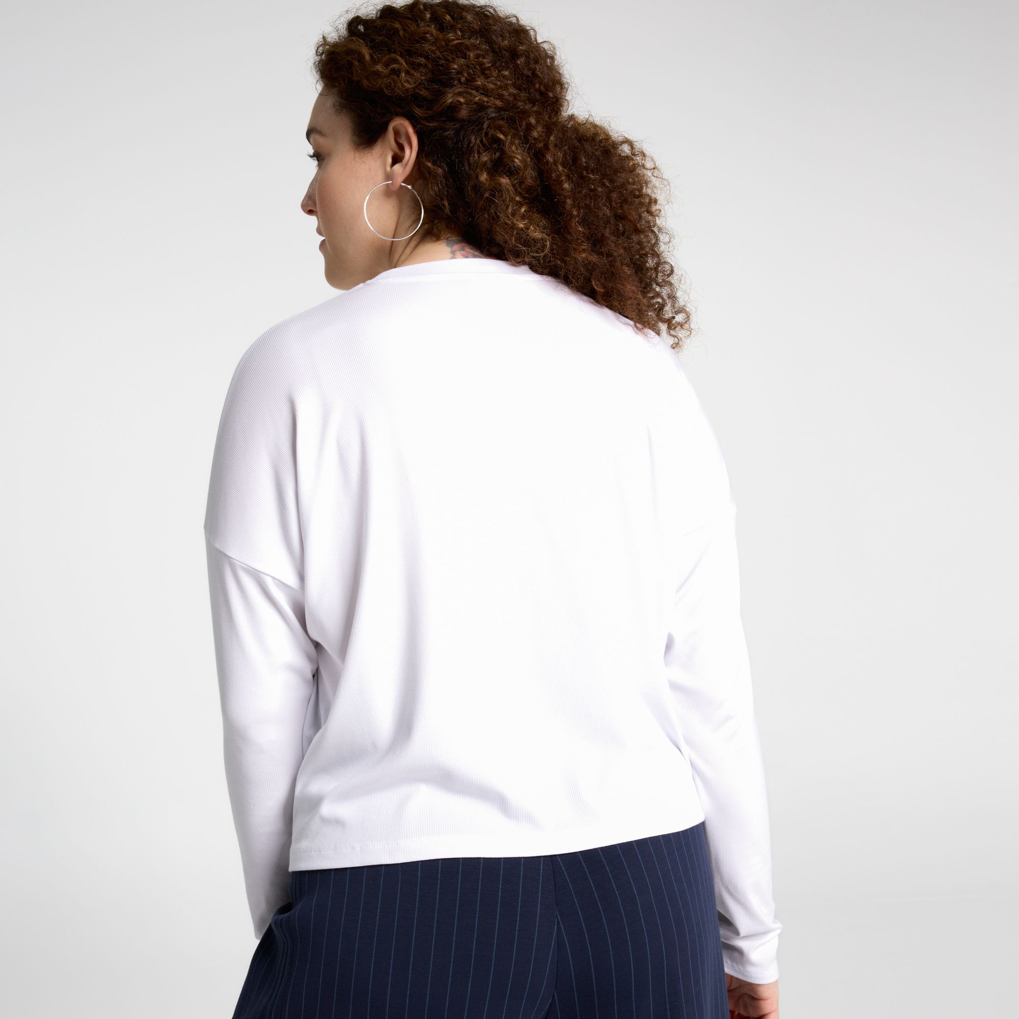 CALIA Women's Everyday Rib Boxy Long Sleeve Tee product image