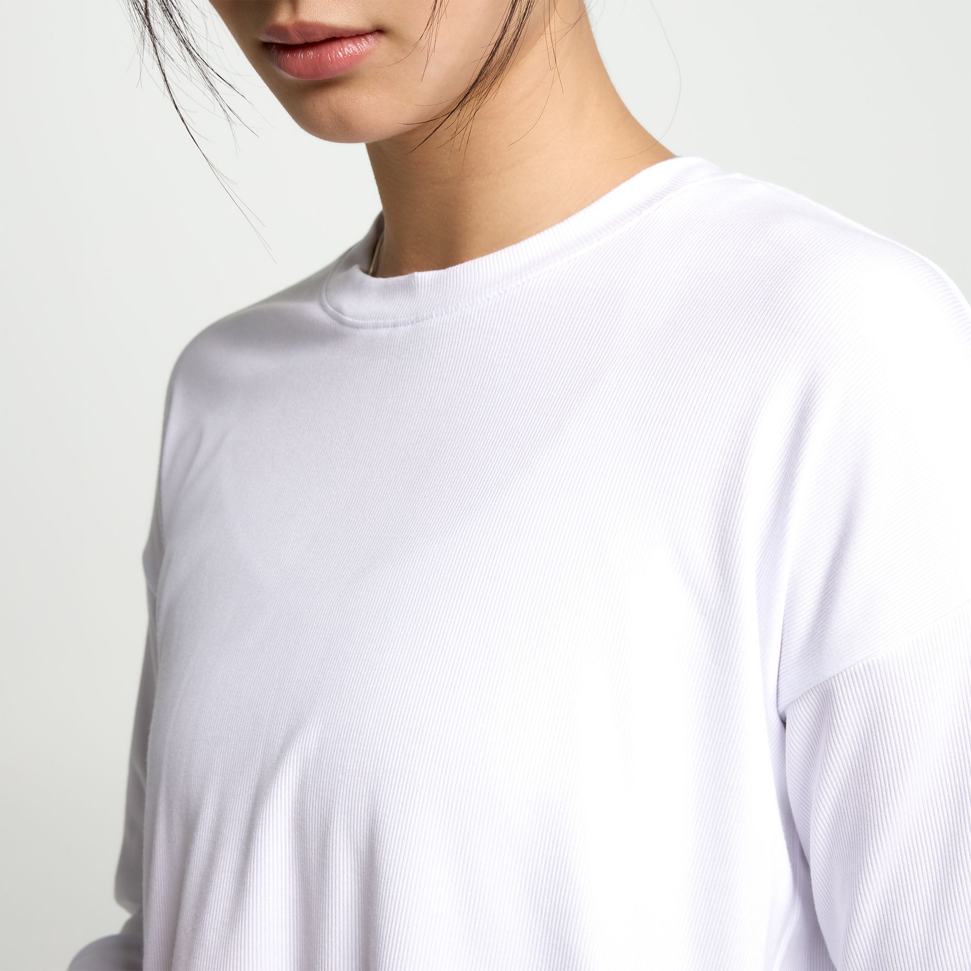 CALIA Women's Everyday Rib Boxy Long Sleeve Tee product image