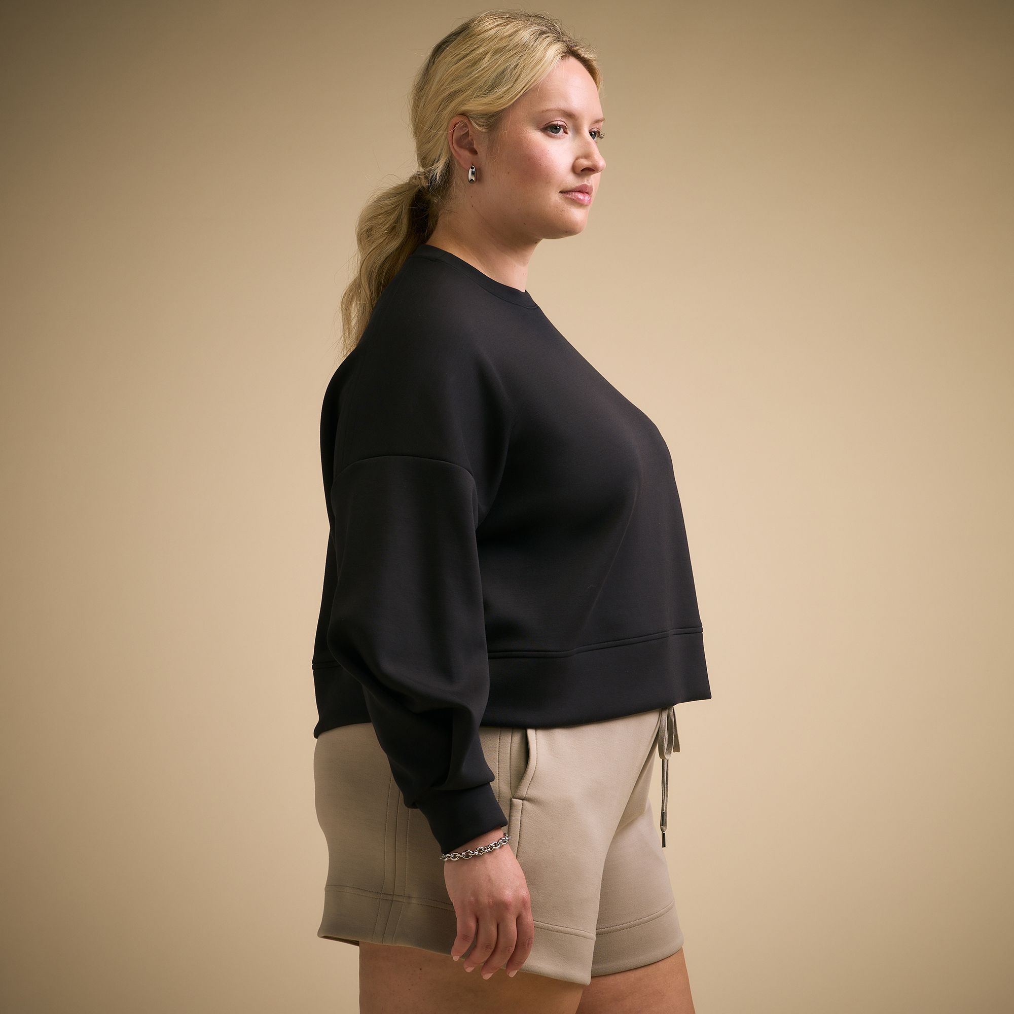 CALIA Women's Sandwash Pleat Sleeve Pullover product image