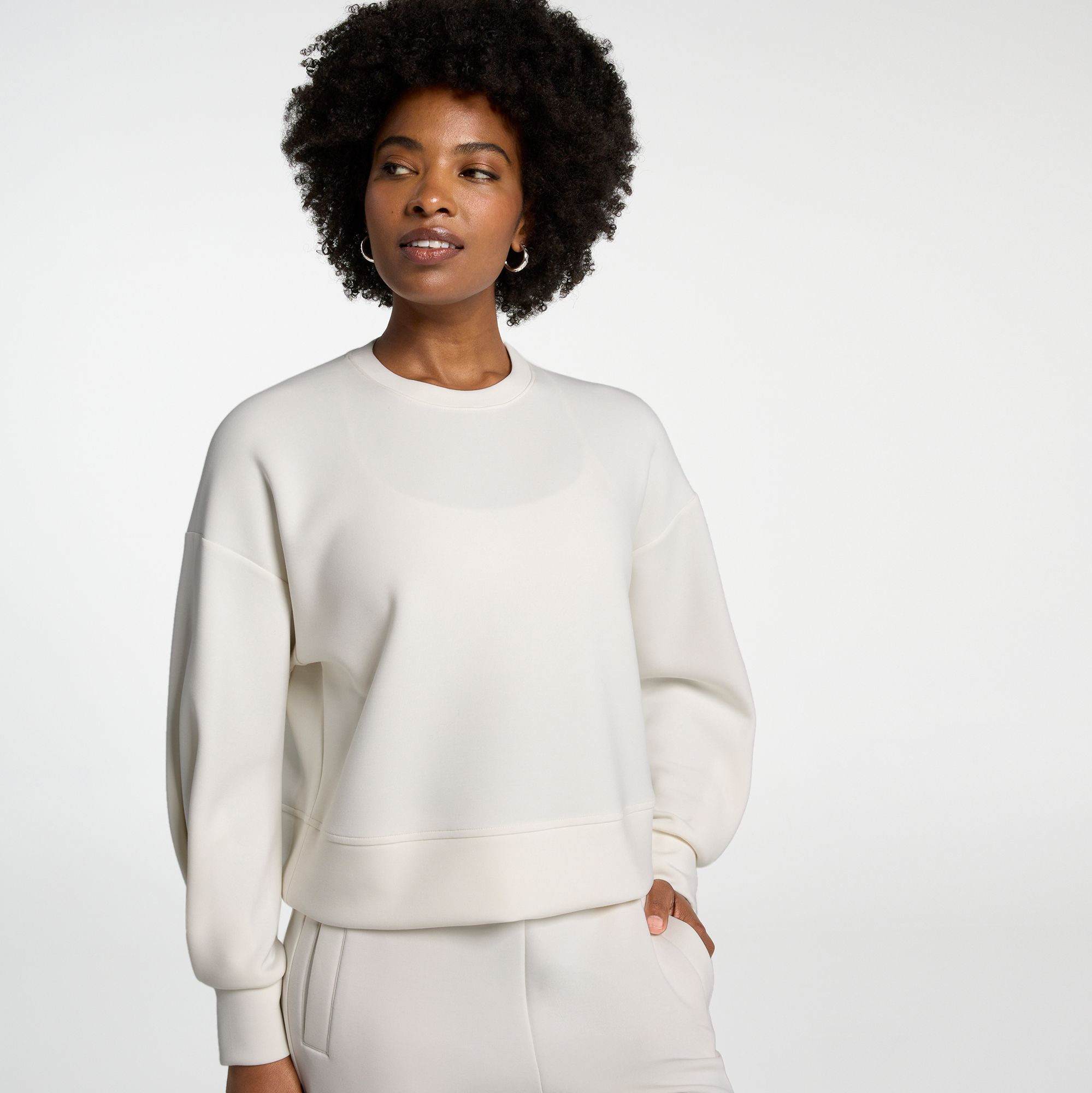 CALIA Women's Sandwash Pleat Sleeve Pullover product image