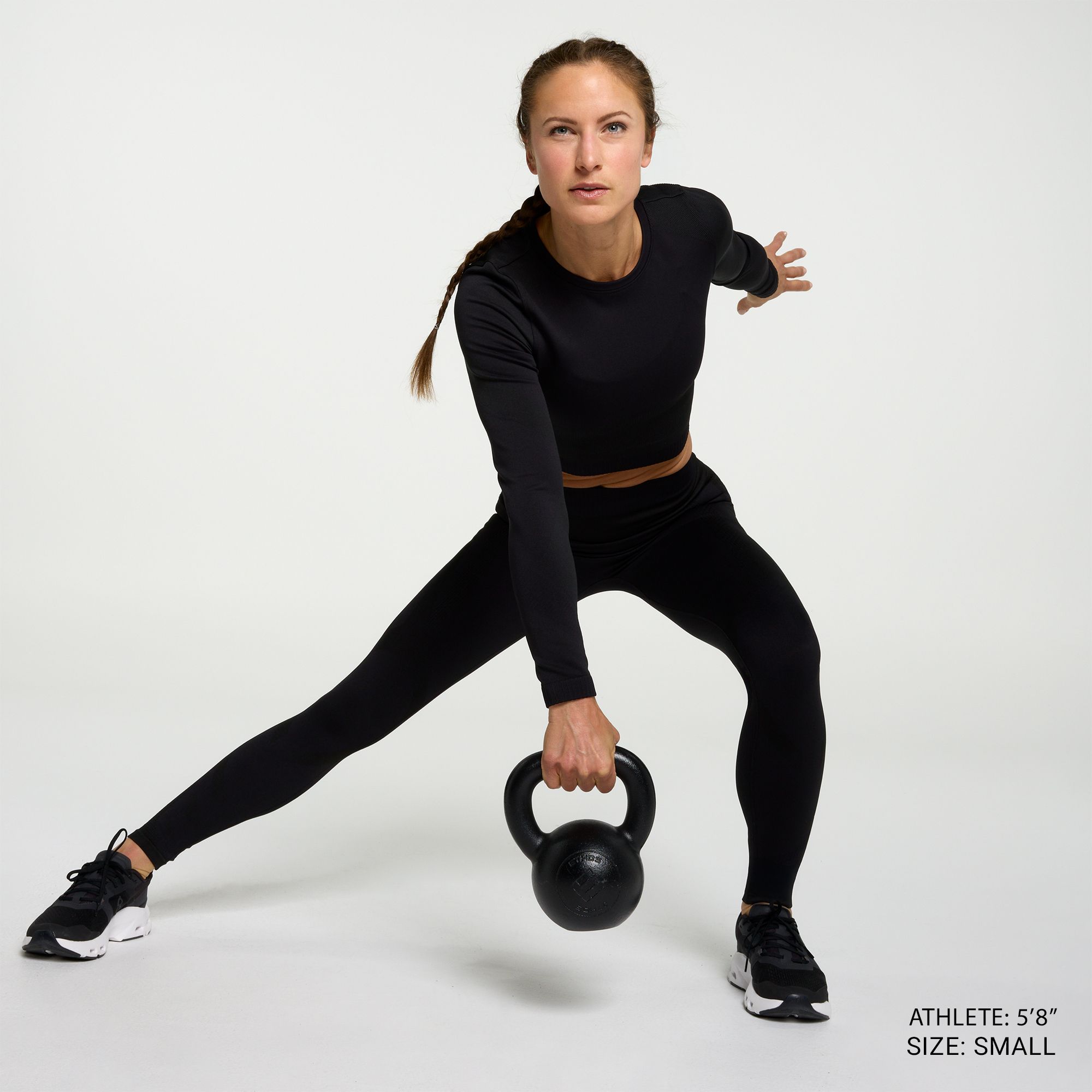 CALIA Women's Seamless Crop Long Sleeve Tee product image