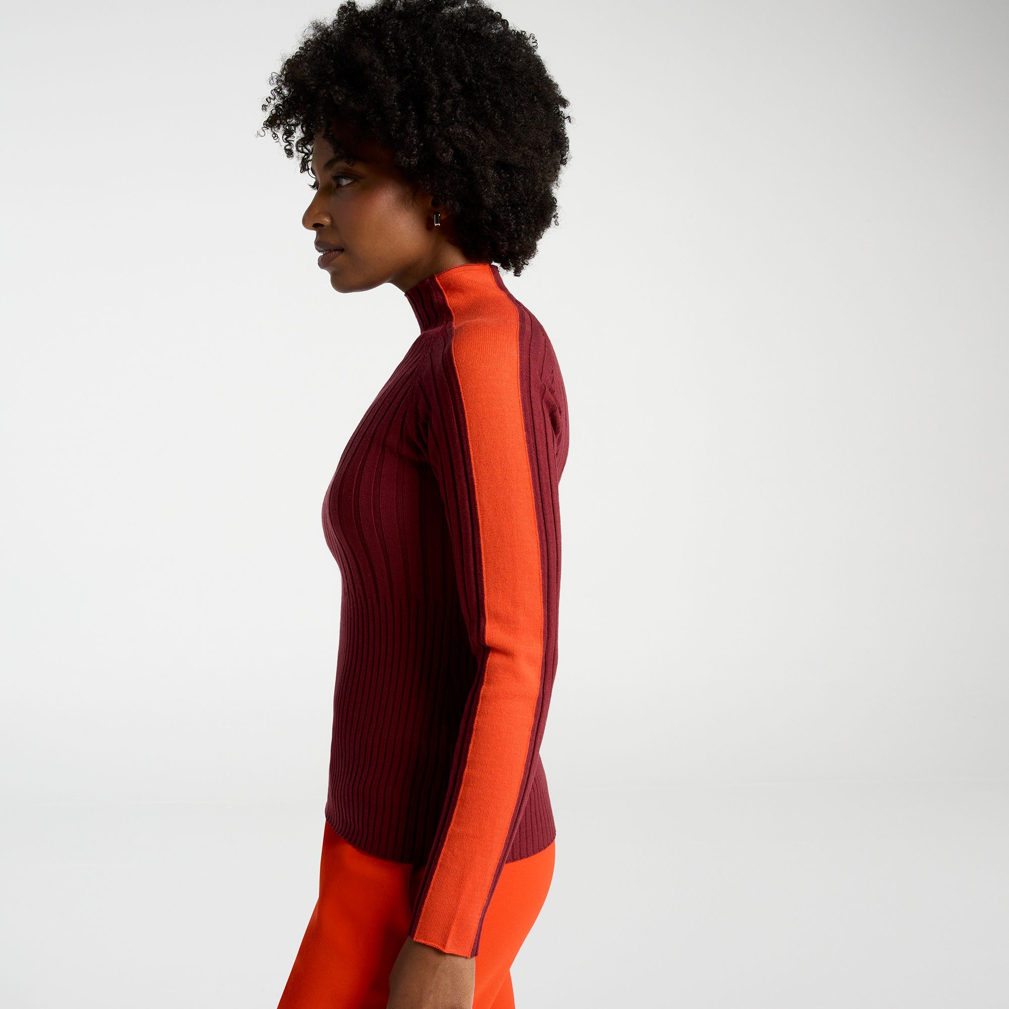 CALIA Women's Mixed Stitch Turtleneck Sweater product image