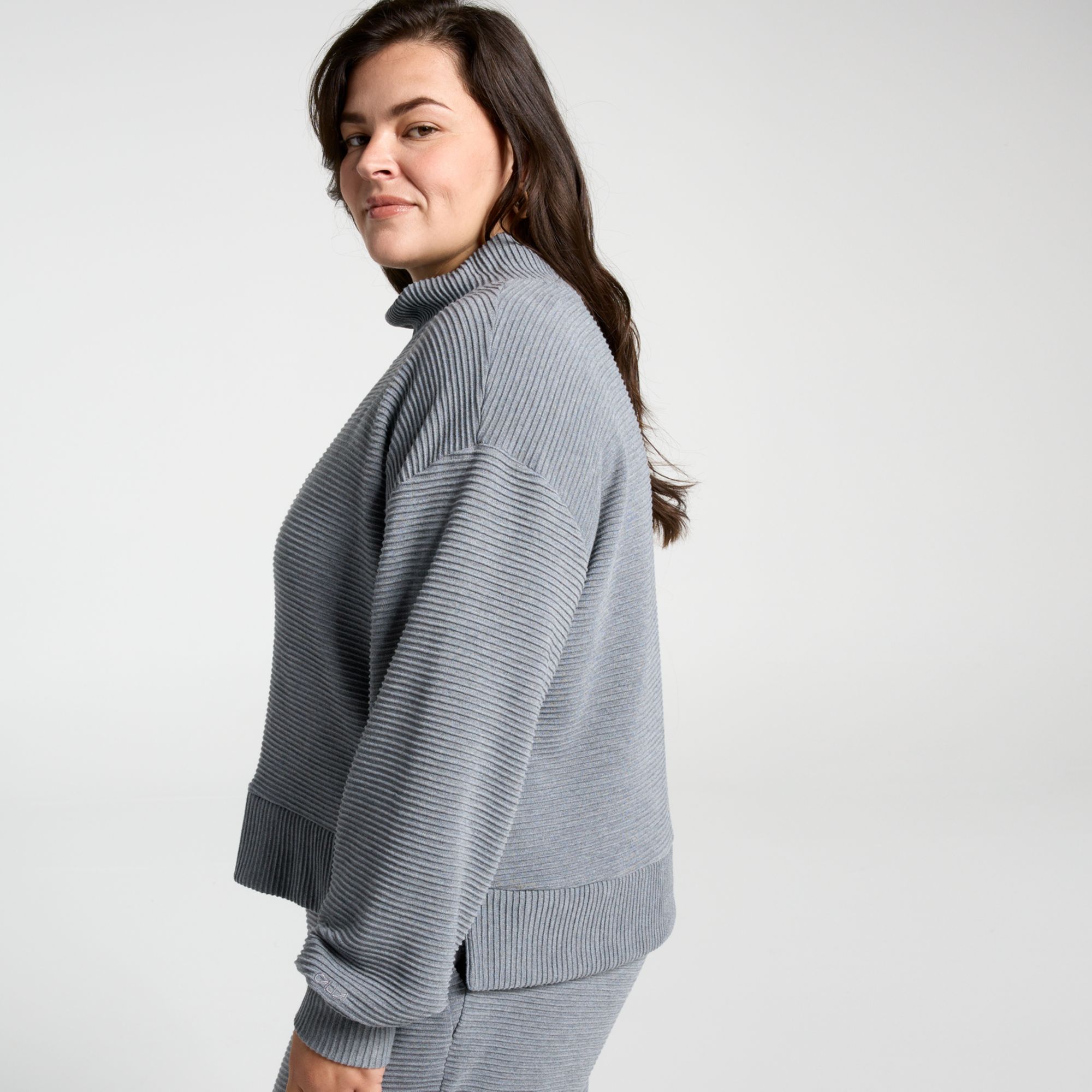 CALIA Women's Elevate Rib Mock Neck Shirt product image